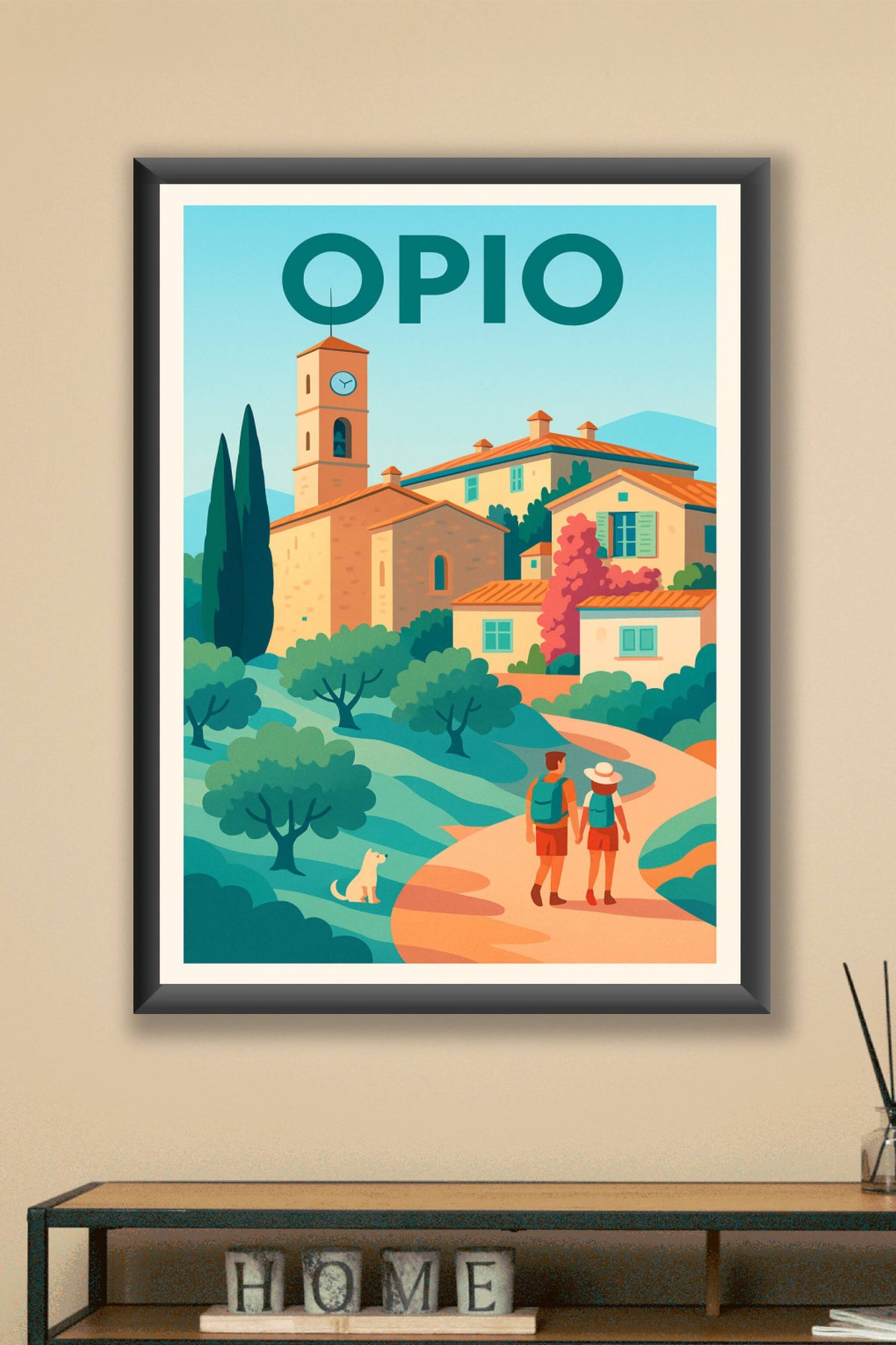 Affiche de Opio - Charmante escapade provençale