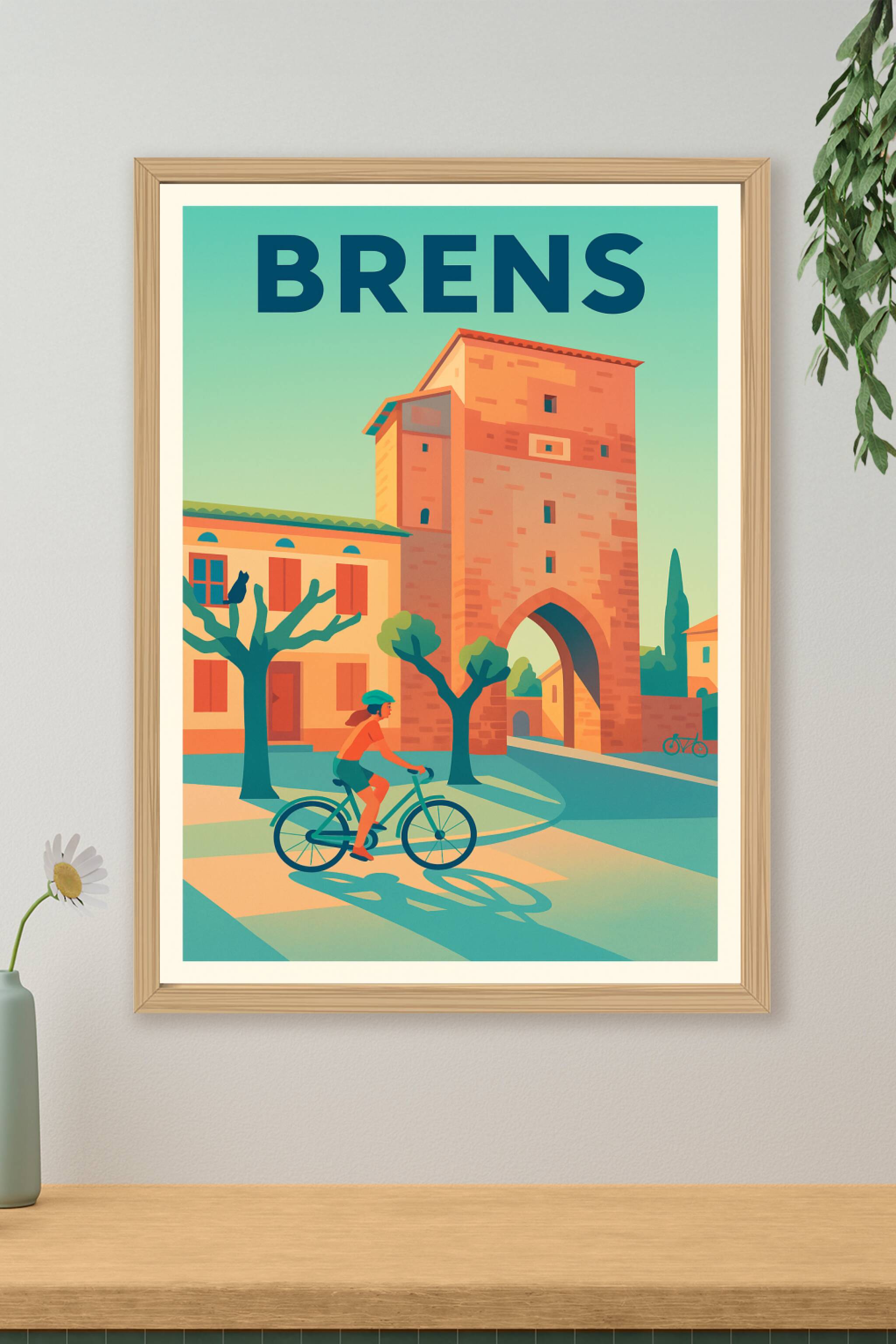 Affiche de Brens - Charme authentique et douceur de vivre