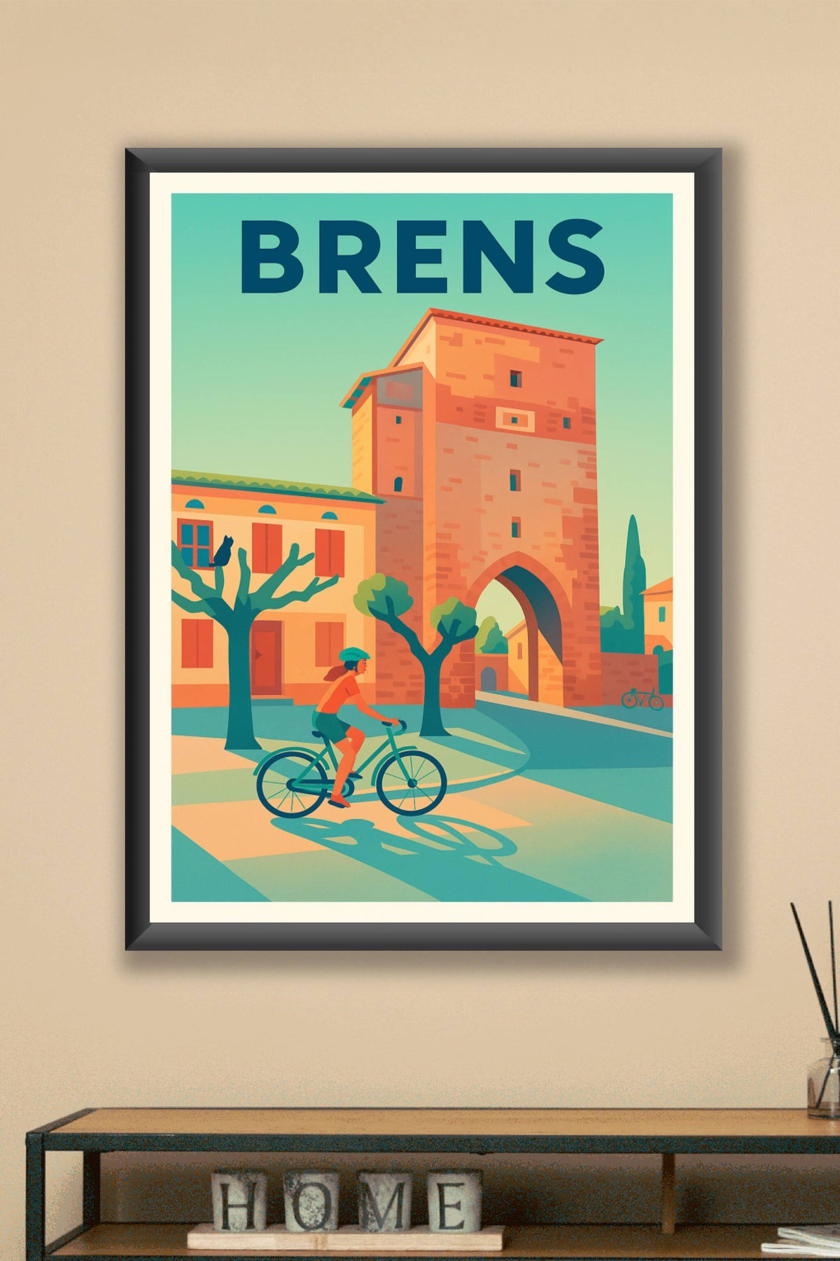 Affiche de Brens - Charme authentique et douceur de vivre