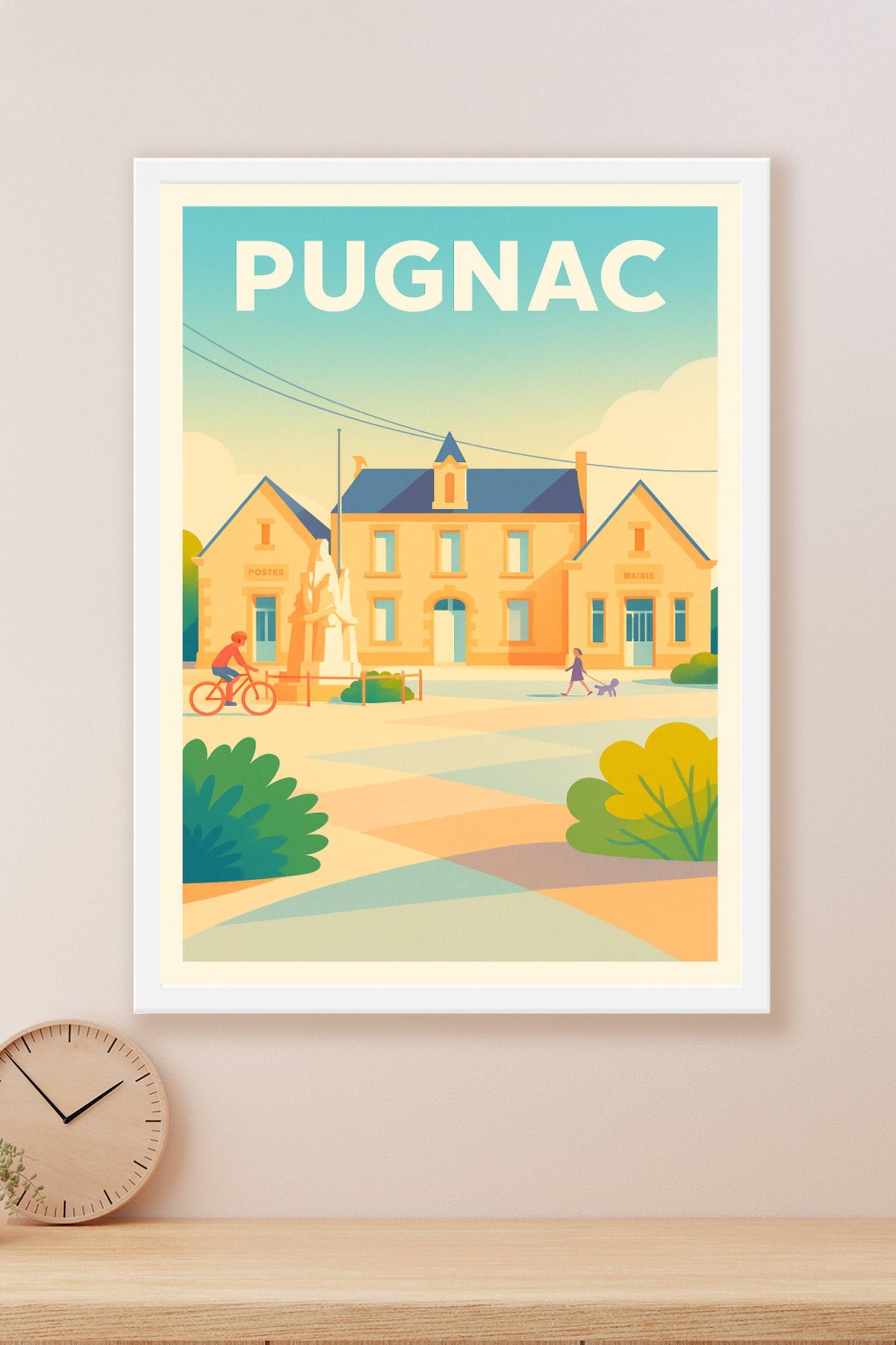 Affiche de Pugnac - Charme paisible du centre bourg