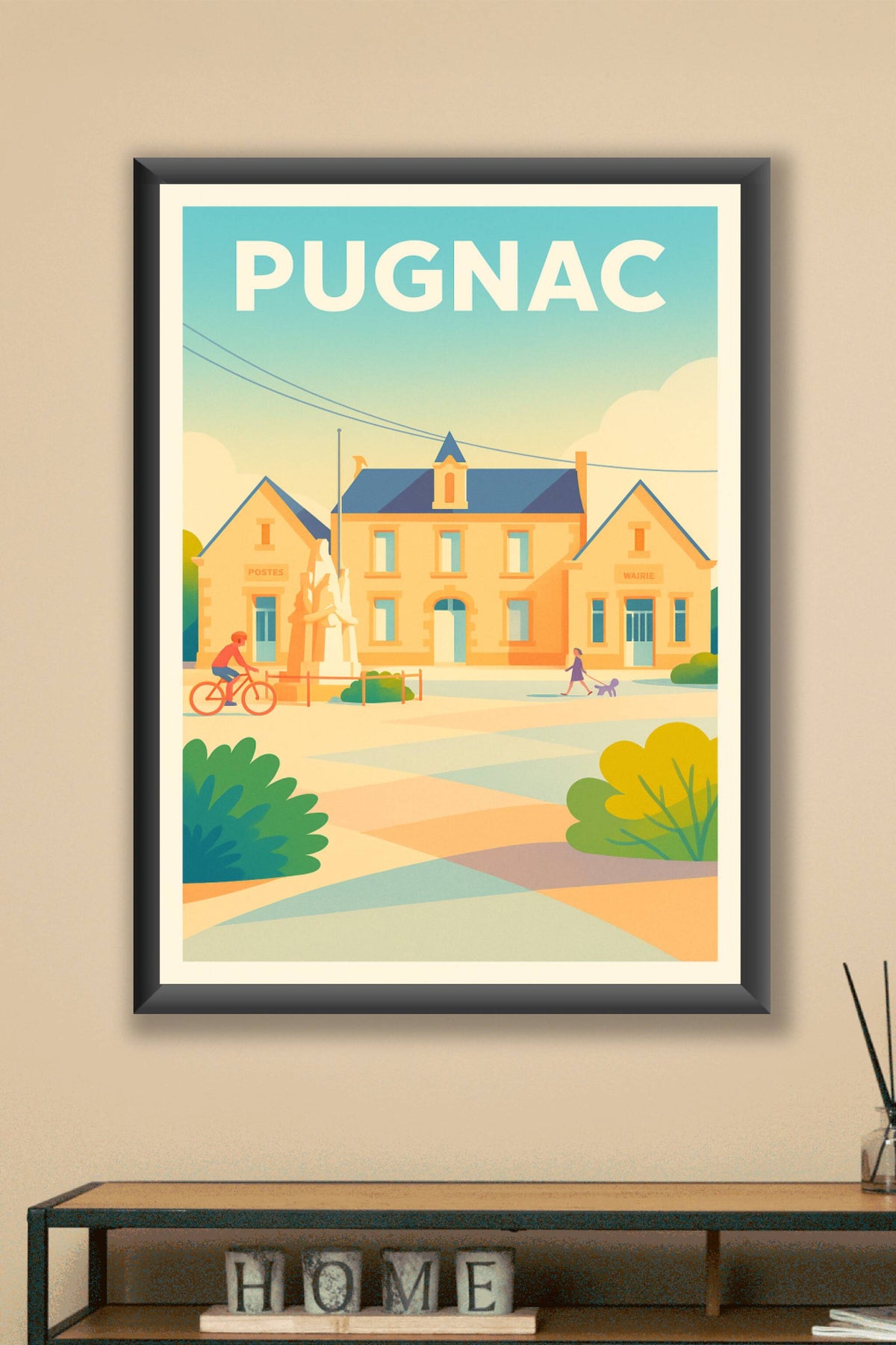 Affiche de Pugnac - Charme paisible du centre bourg