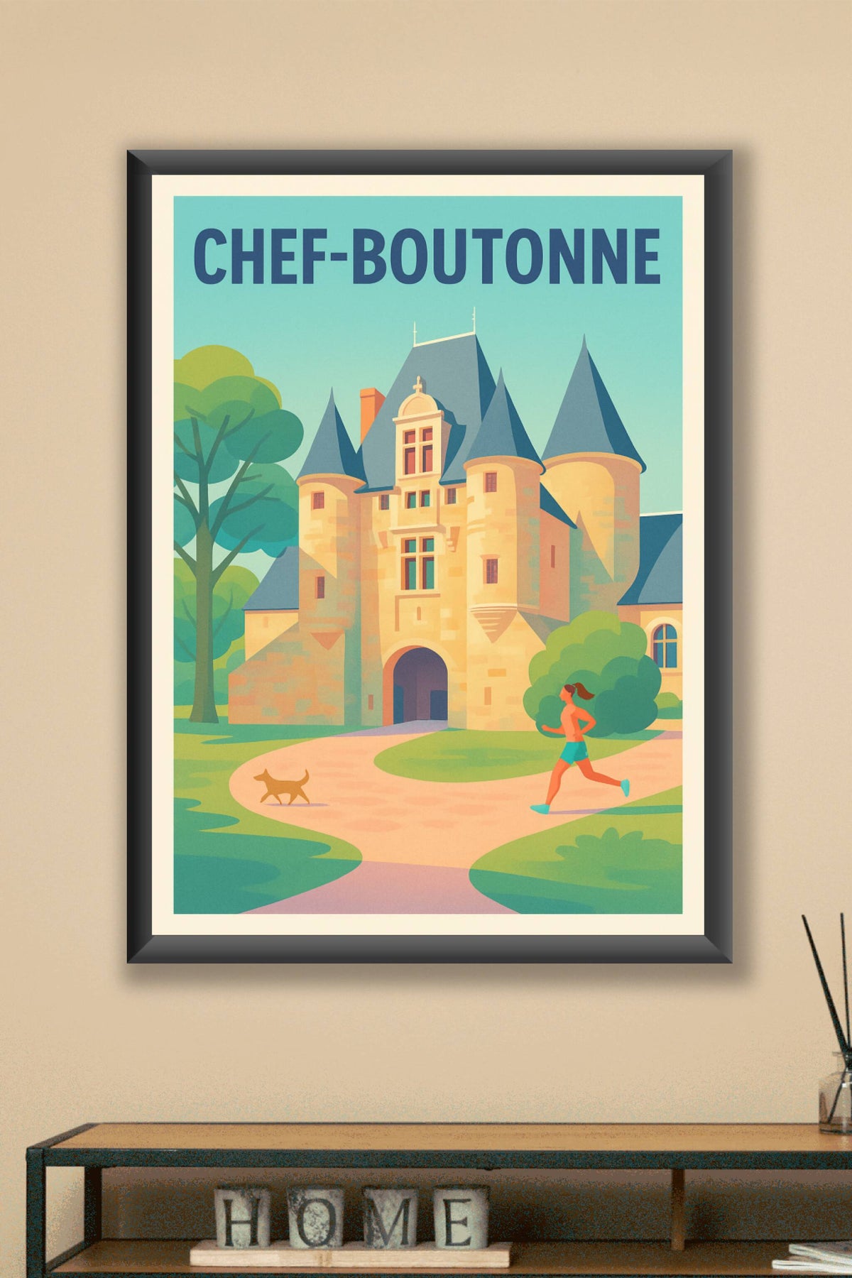 Affiche de Chef-Boutonne - Charme et sérénité au cœur du patrimoine