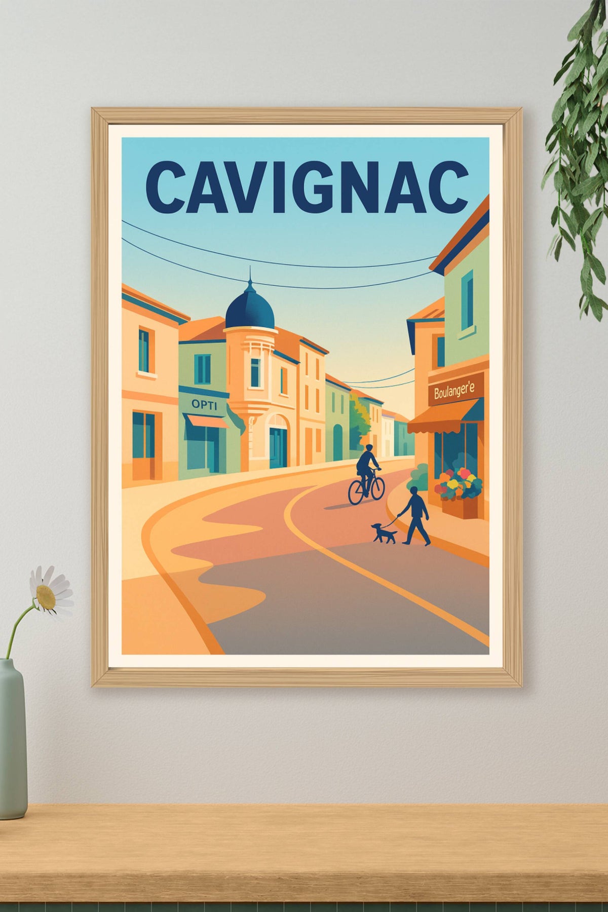 Affiche de Cavignac - Douceur de vie au cœur du village