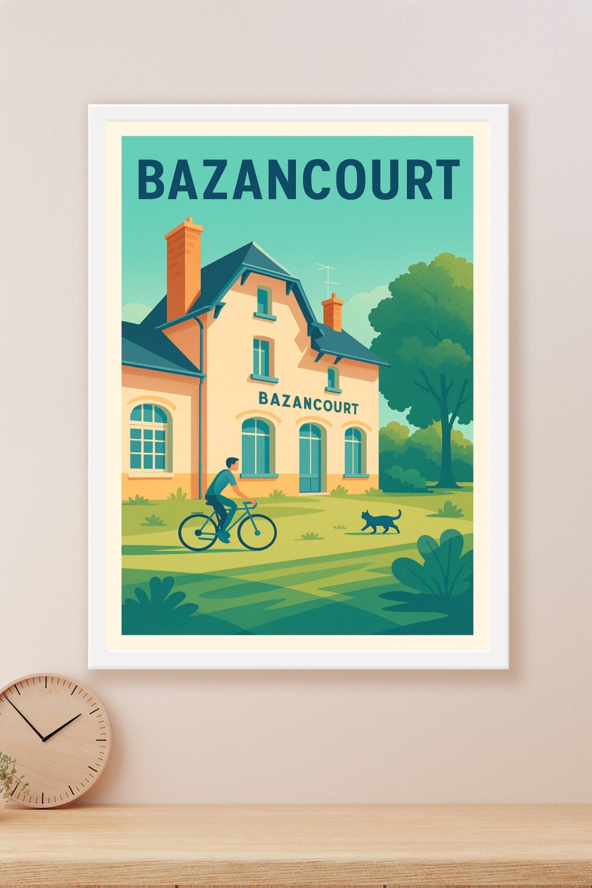 Affiche de Bazancourt - Charme paisible et nature à découvrir