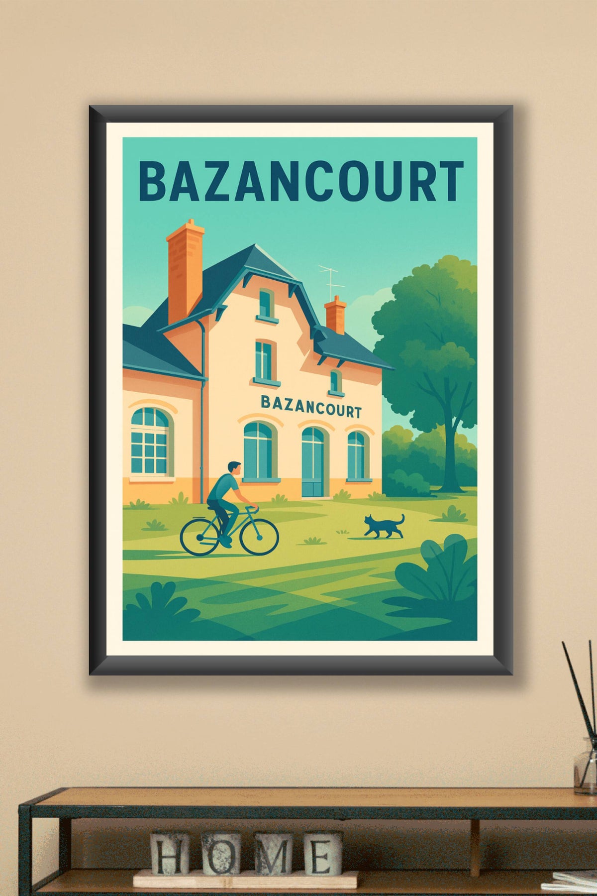 Affiche de Bazancourt - Charme paisible et nature à découvrir