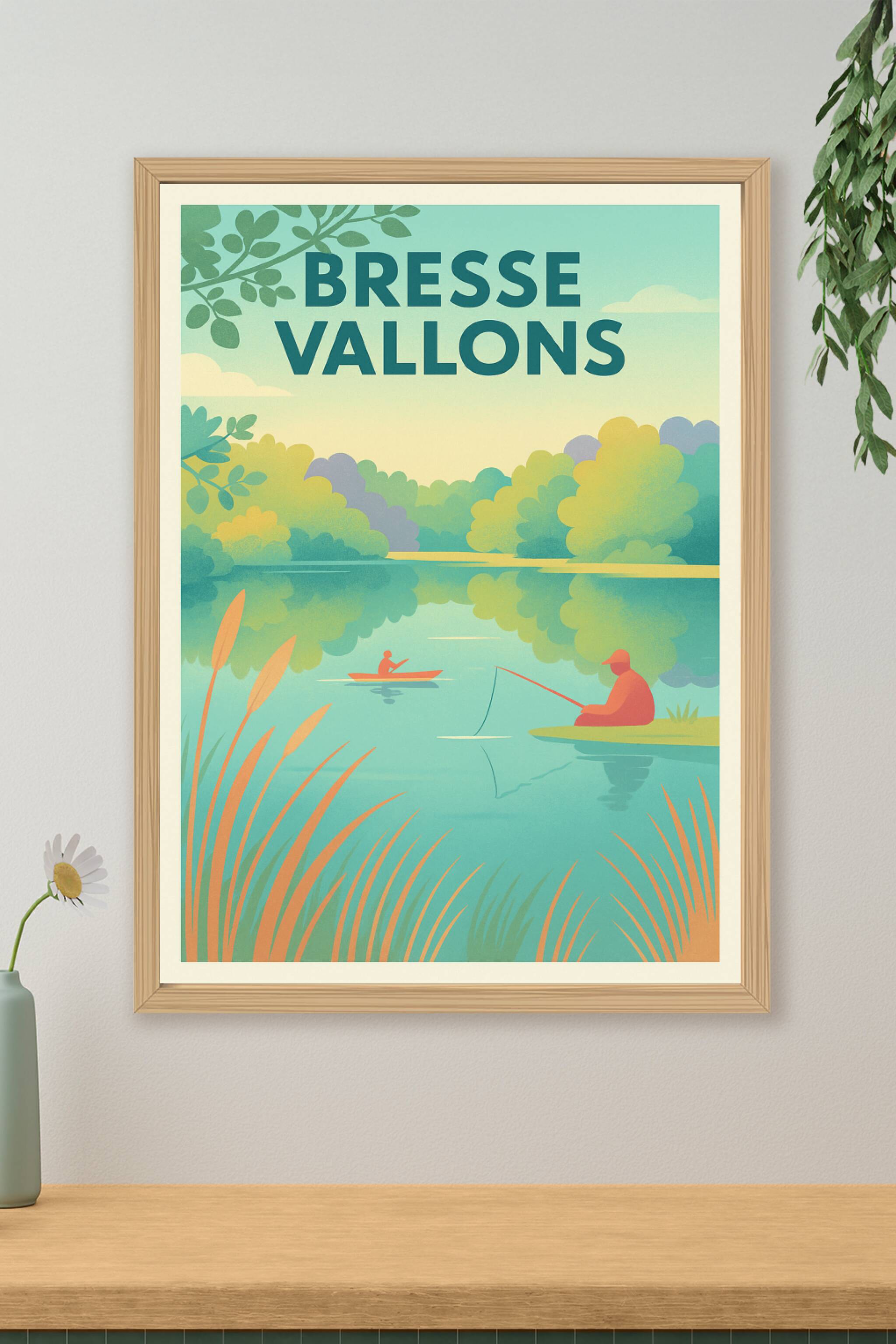 Affiche de Bresse Vallons - Sérénité au fil de l'eau
