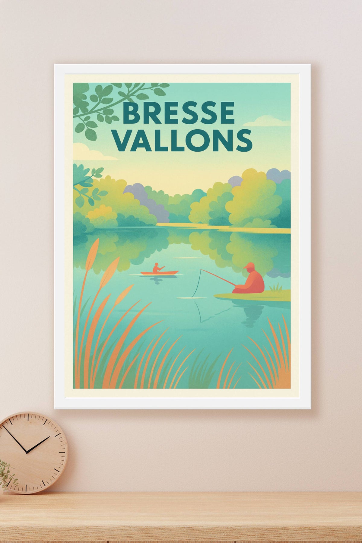 Affiche de Bresse Vallons - Sérénité au fil de l'eau