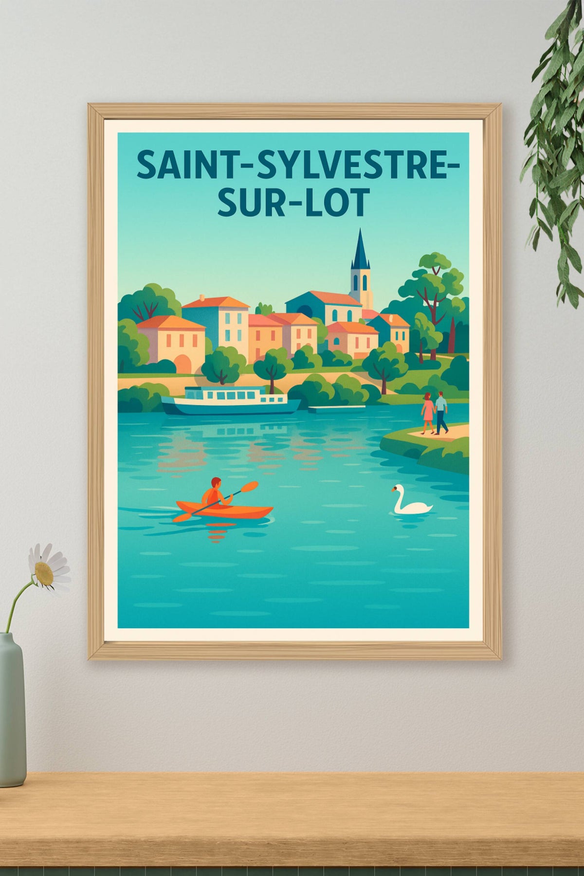 Affiche de Saint-Sylvestre-sur-Lot - Évasion au fil de l'eau
