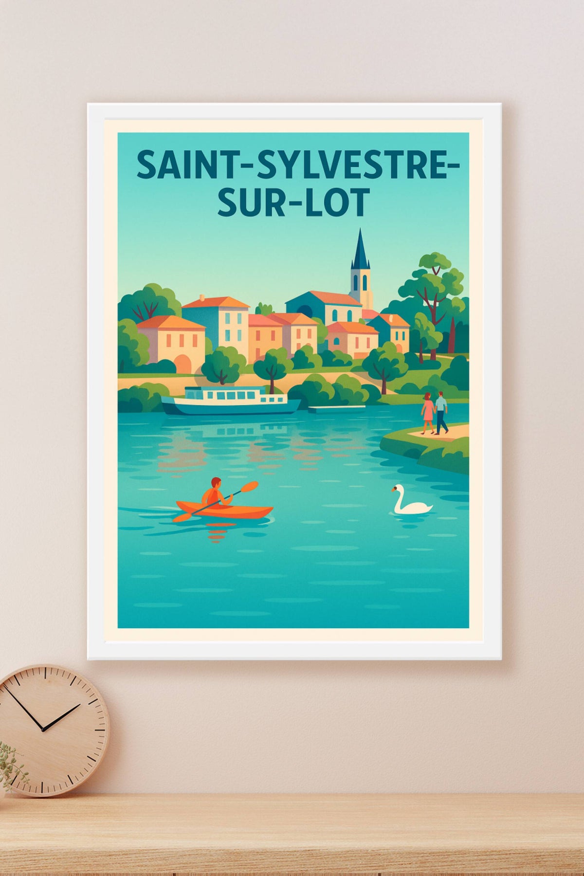 Affiche de Saint-Sylvestre-sur-Lot - Évasion au fil de l'eau
