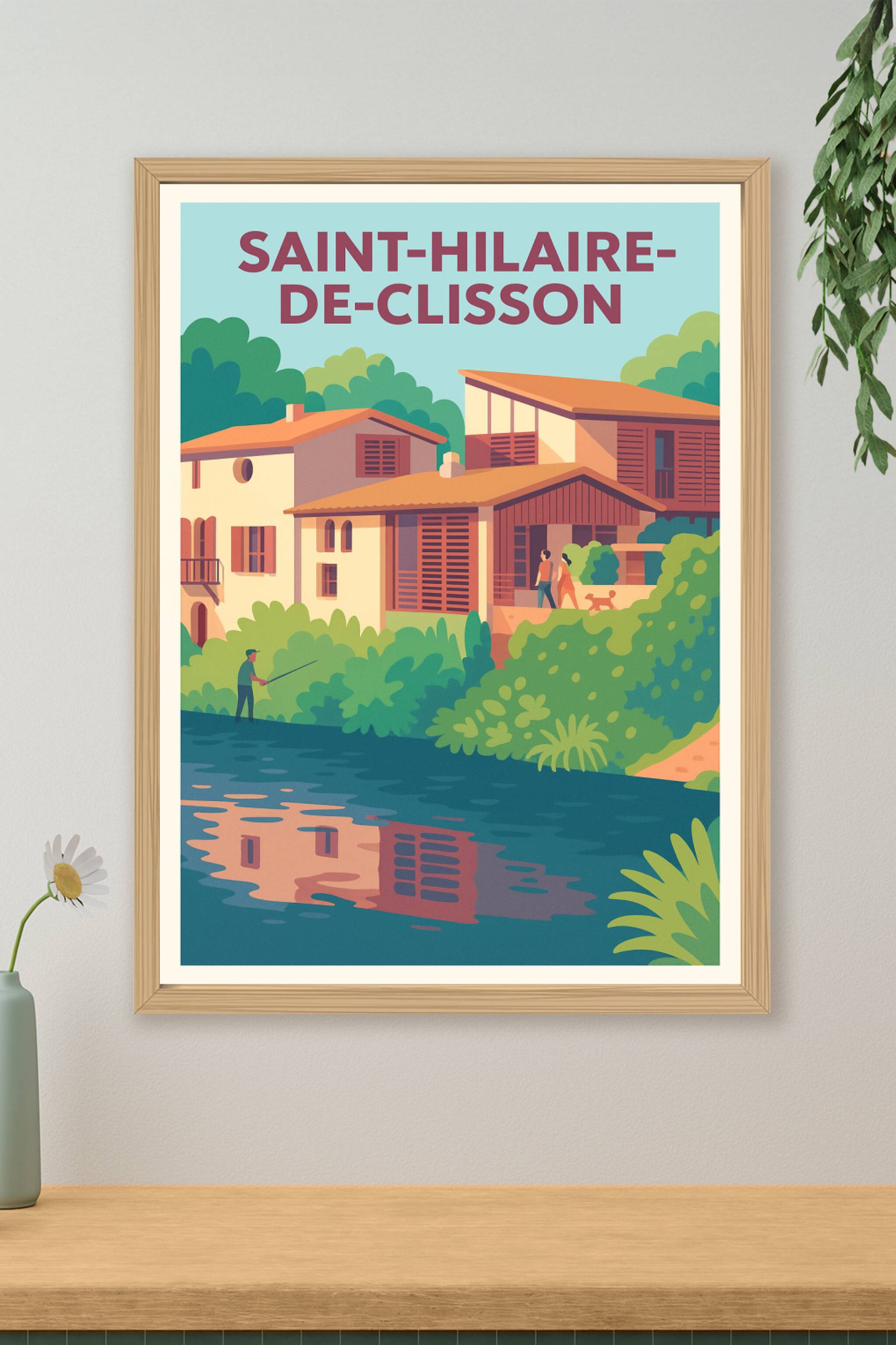 Affiche de Saint-Hilaire-de-Clisson - Charme et sérénité au fil de l'eau