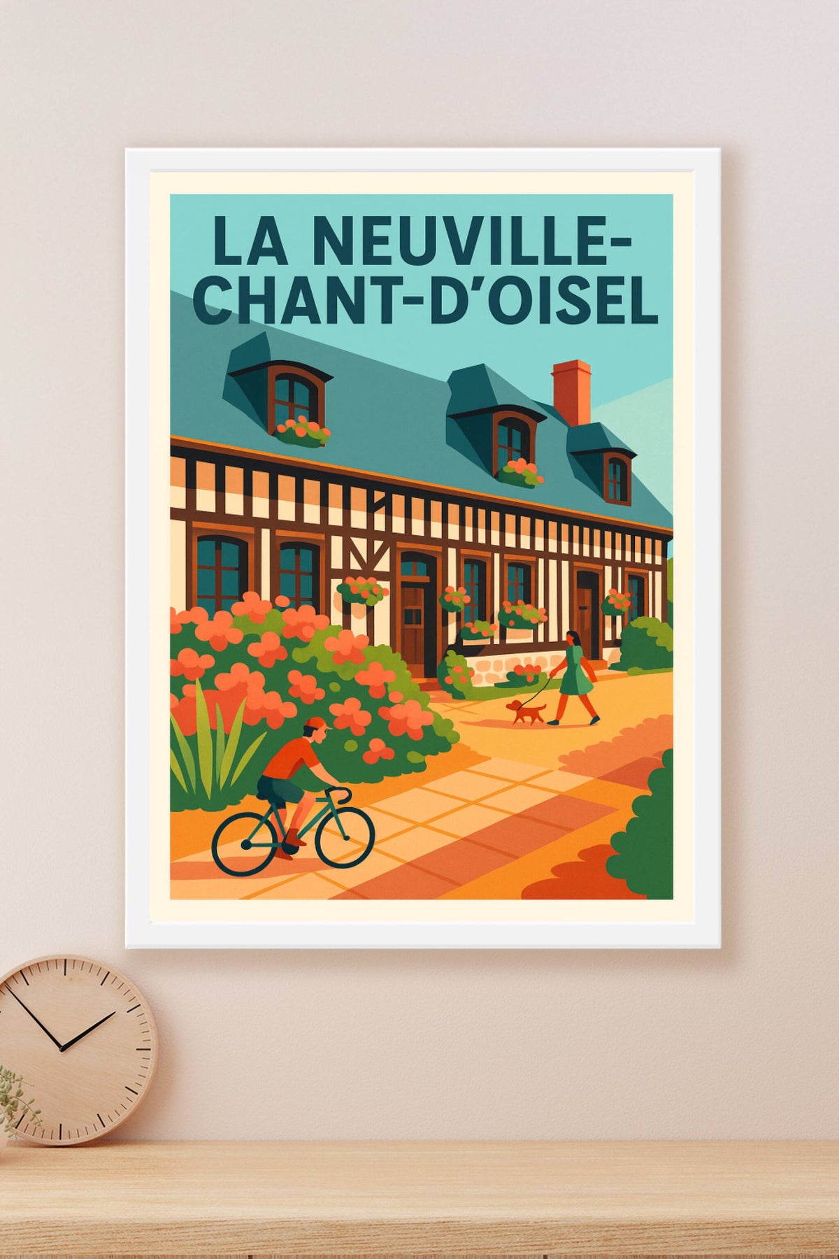 Affiche de La Neuville-Chant-d'Oisel - Charme bucolique normand