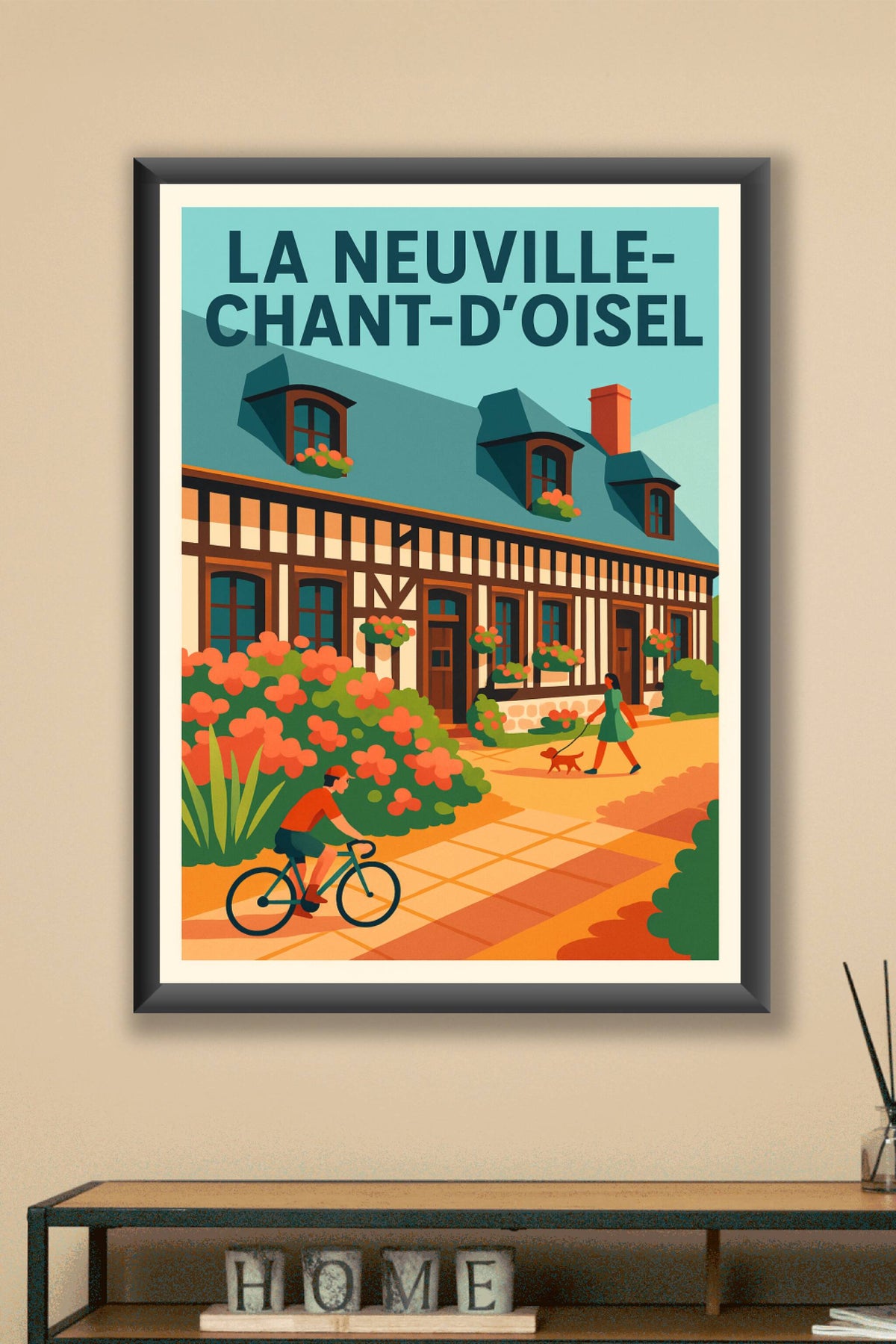 Affiche de La Neuville-Chant-d'Oisel - Charme bucolique normand