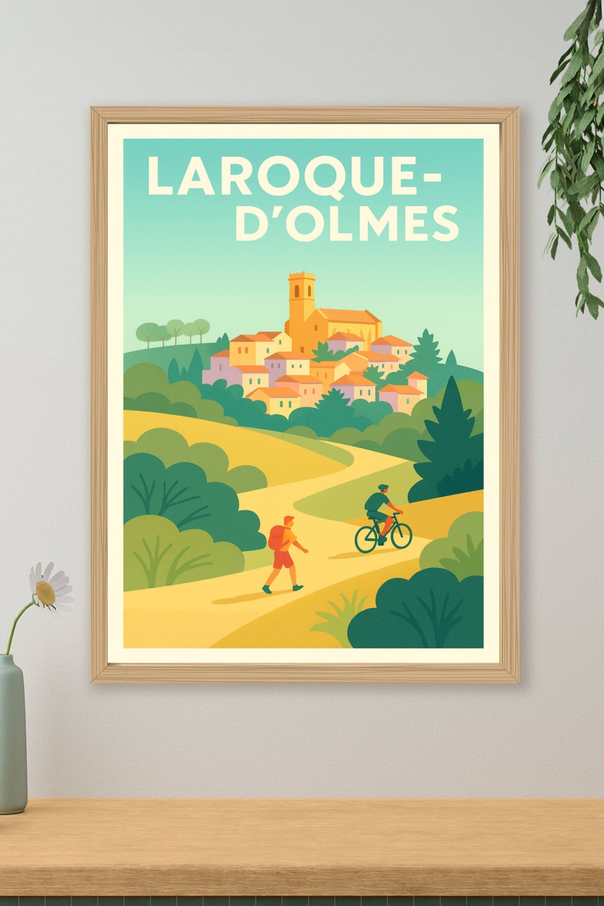 Affiche de Laroque-d'Olmes - Escapade bucolique en Pays Cathare