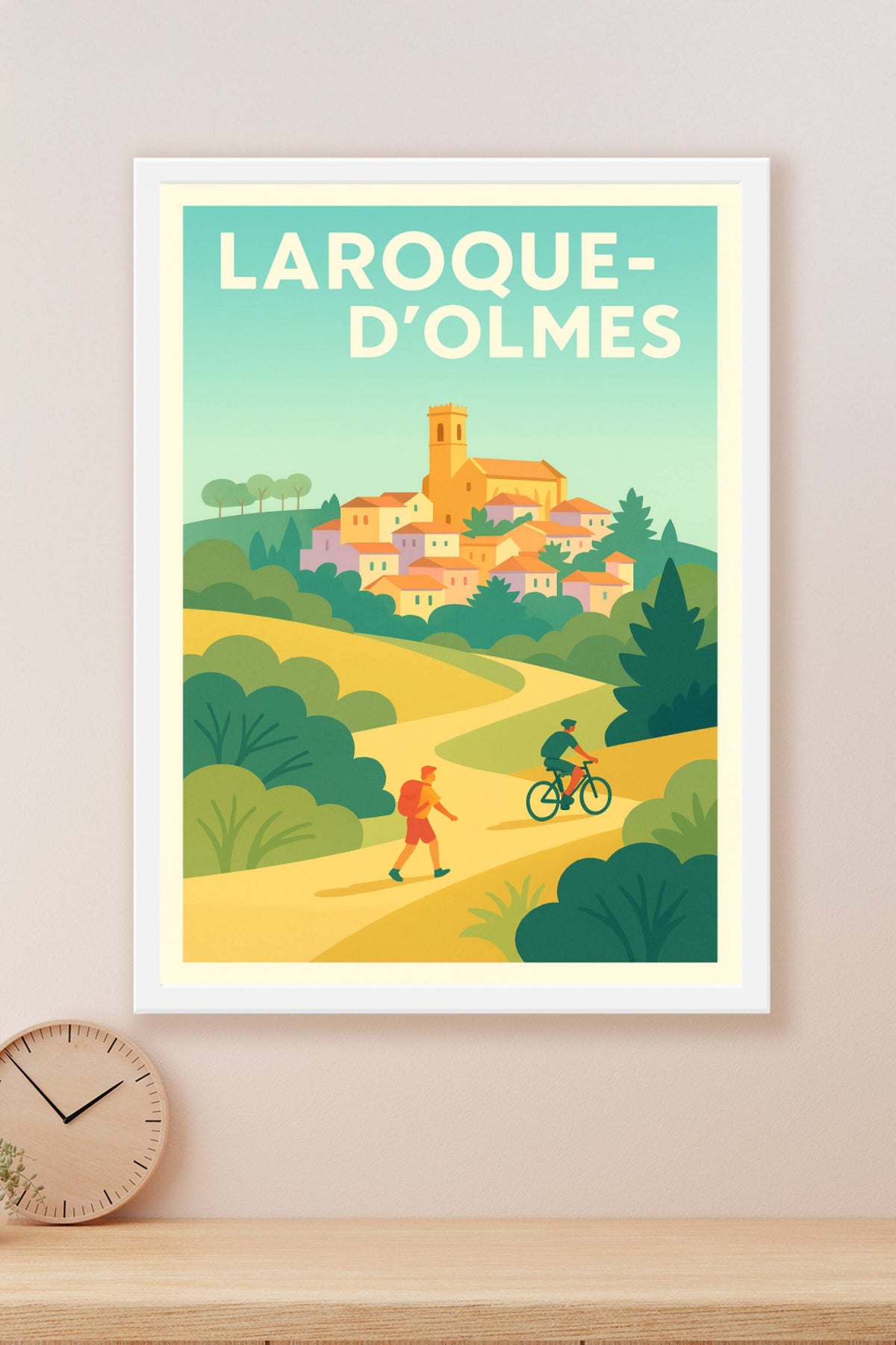 Affiche de Laroque-d'Olmes - Escapade bucolique en Pays Cathare