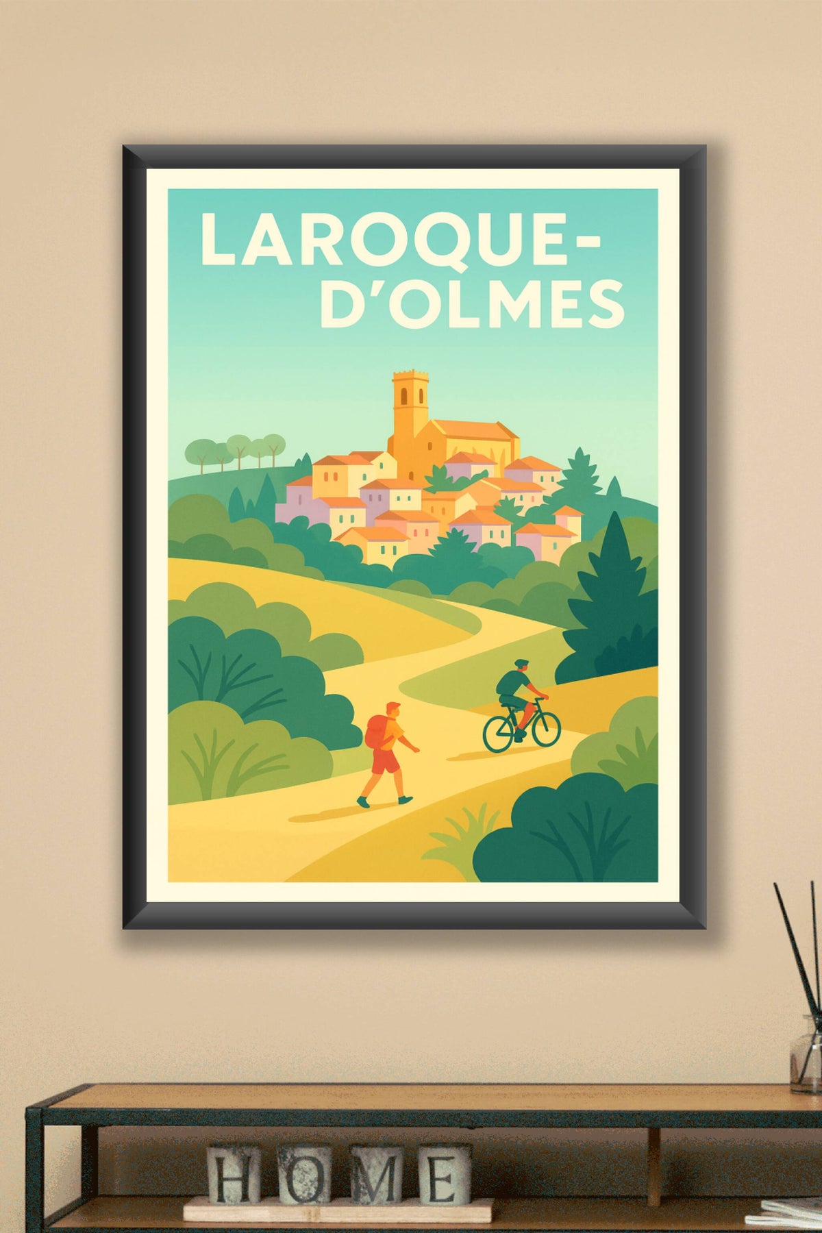 Affiche de Laroque-d'Olmes - Escapade bucolique en Pays Cathare