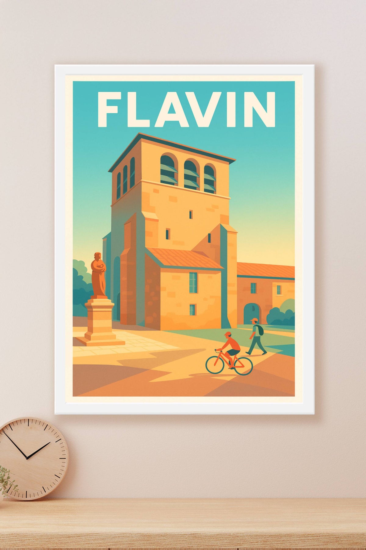 Affiche de Flavin - Charme et sérénité au cœur du village