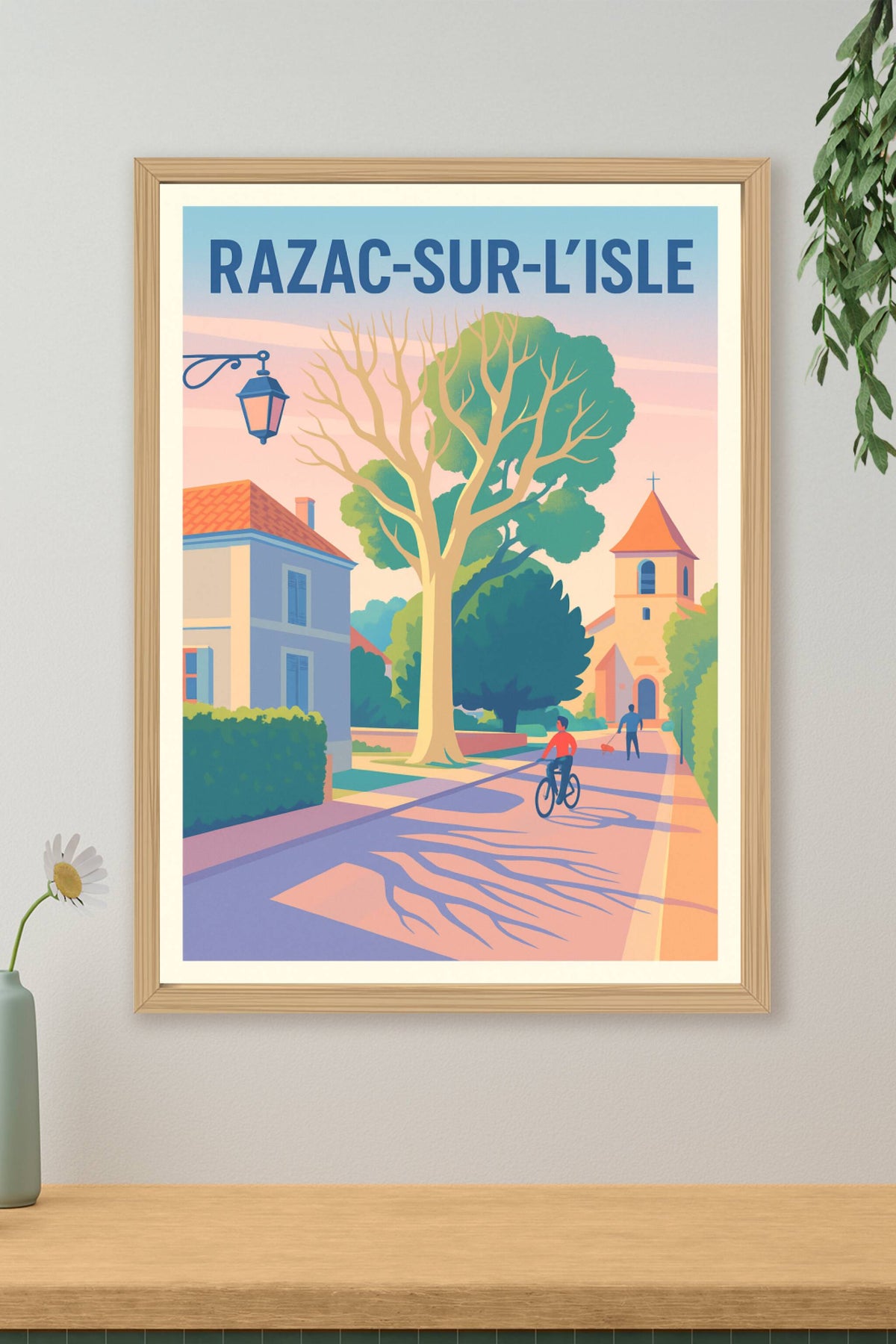 Affiche de Razac-sur-l'Isle - Douceur et calme au cœur du village