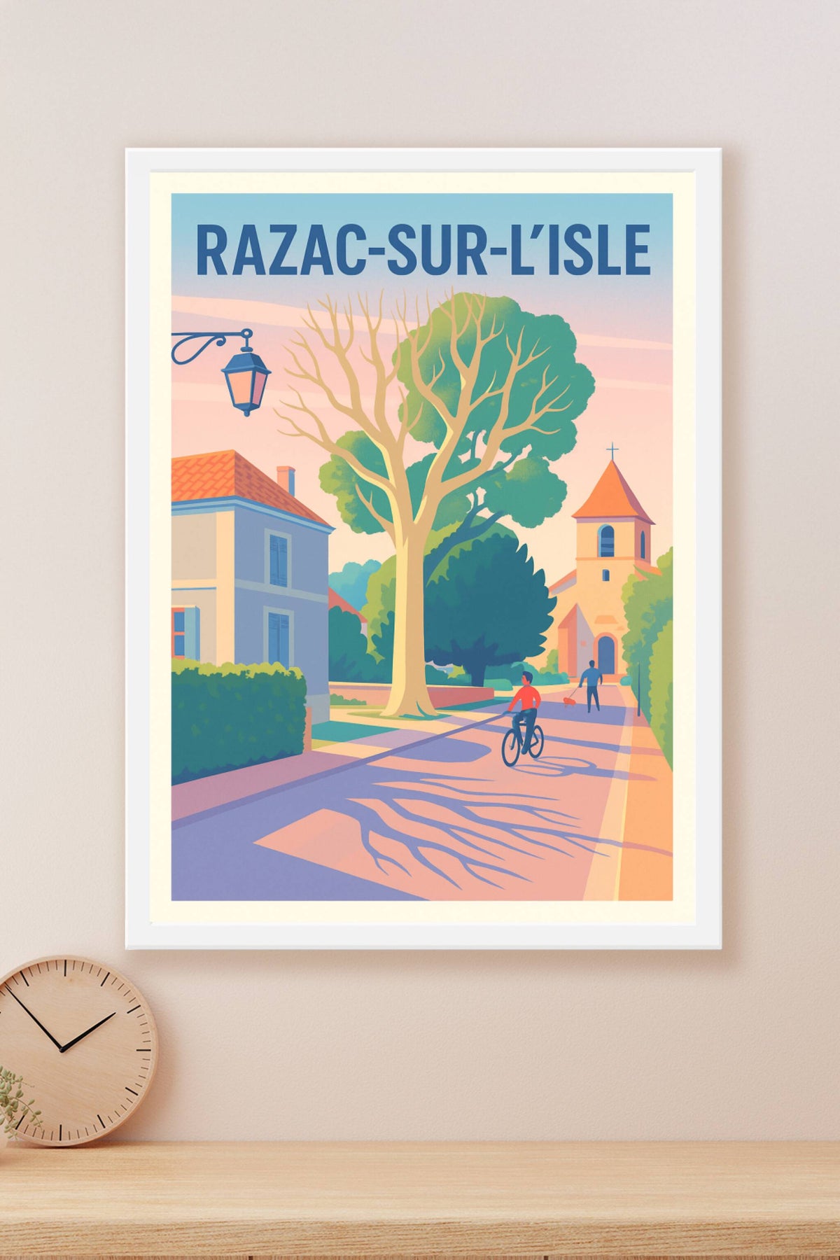 Affiche de Razac-sur-l'Isle - Douceur et calme au cœur du village