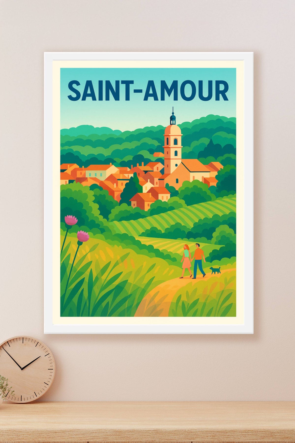 Affiche de Saint-Amour - Flânerie romantique au cœur de la campagne