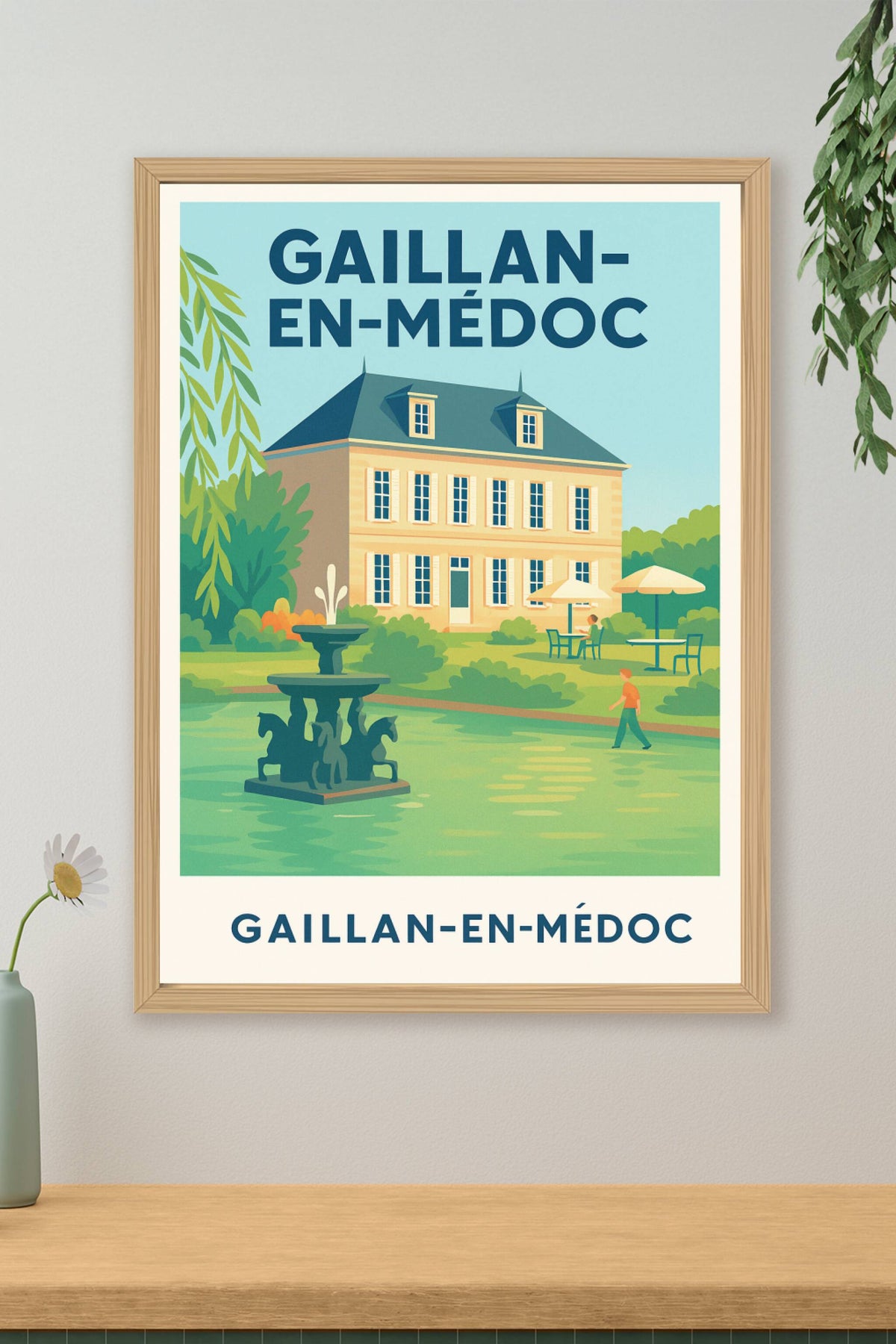 Affiche de Gaillan-en-Médoc - Charme et sérénité au cœur du Médoc
