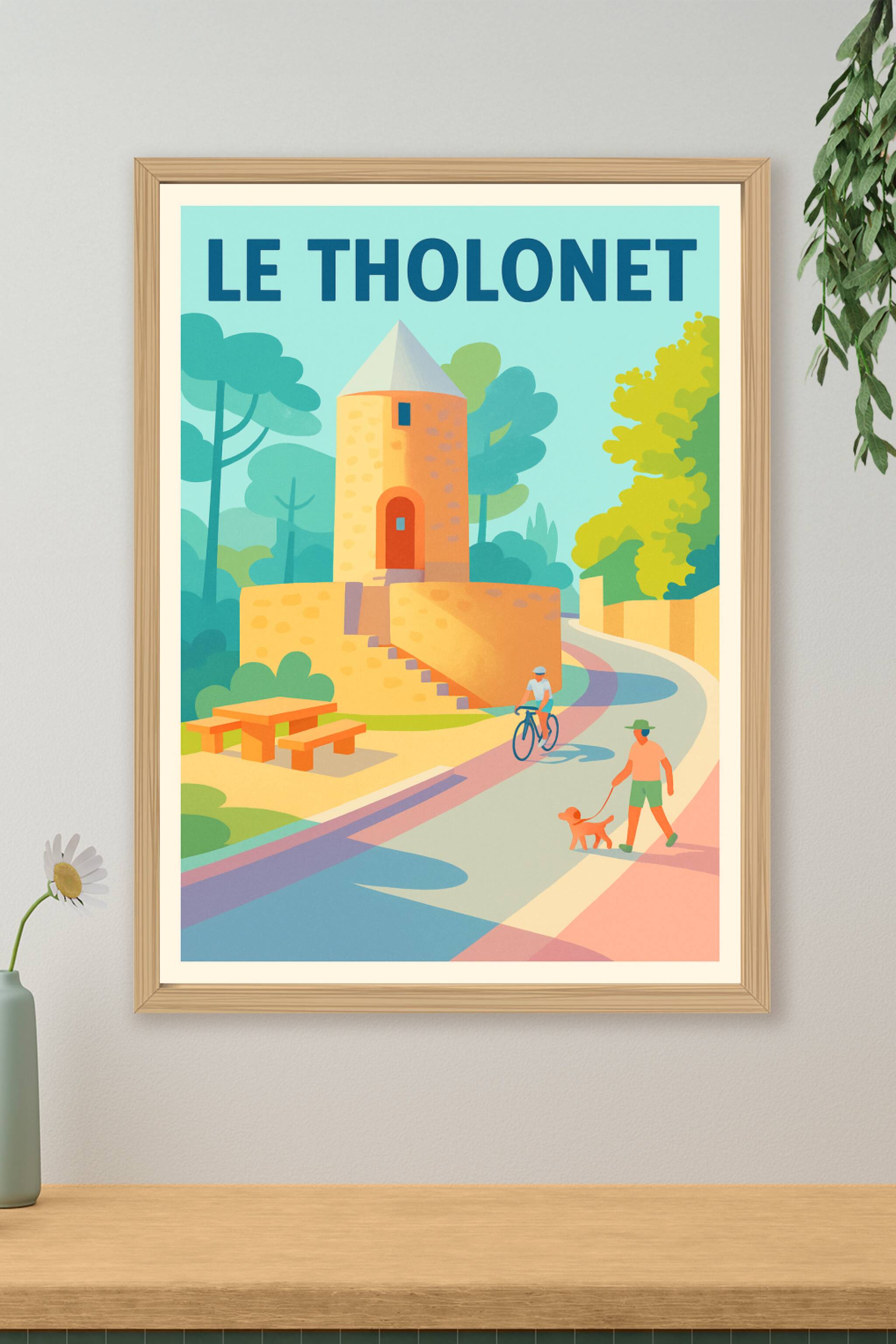 Affiche de Le Tholonet - Un havre de paix provençal à découvrir