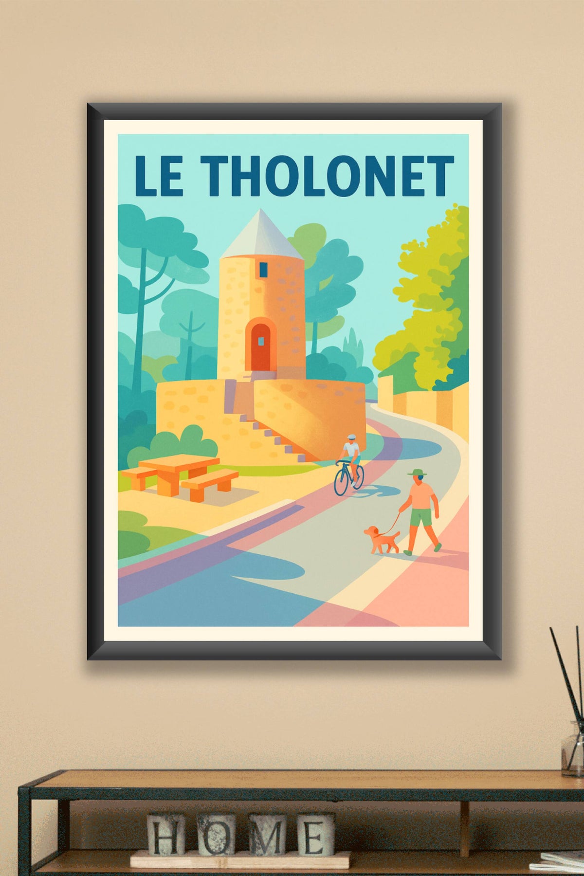 Affiche de Le Tholonet - Un havre de paix provençal à découvrir