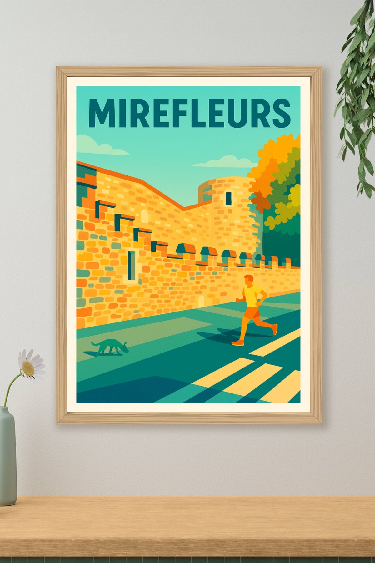 Affiche de Mirefleurs - Entre histoire et nature en mouvement