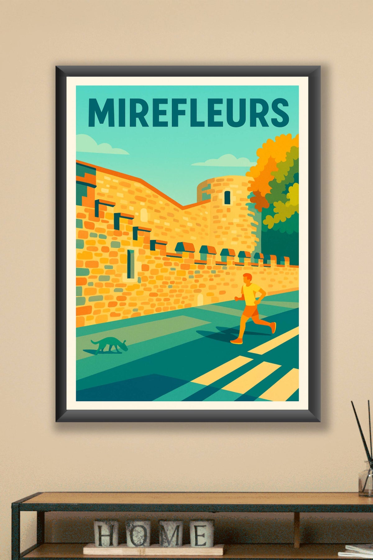 Affiche de Mirefleurs - Entre histoire et nature en mouvement