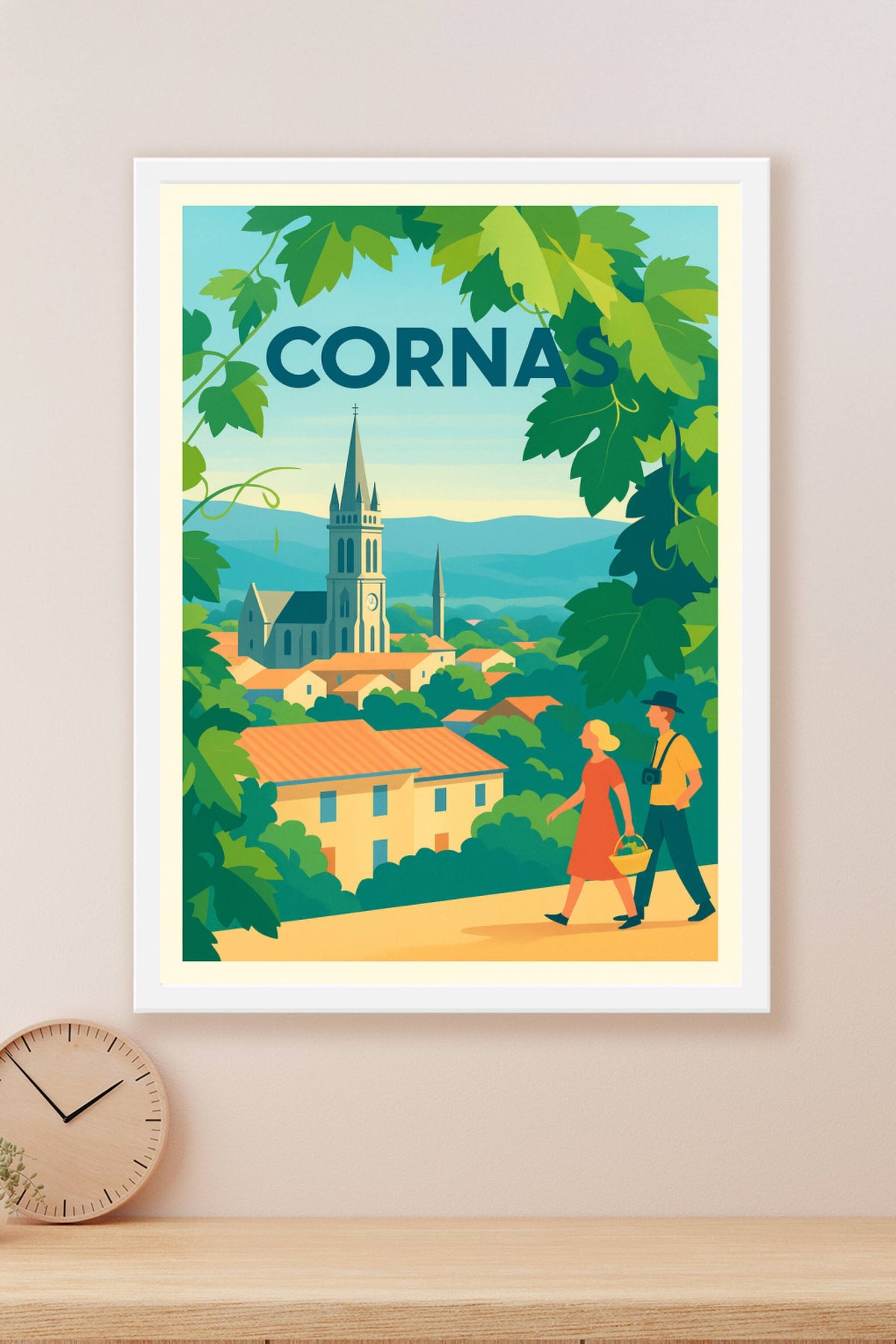 Affiche de Cornas - Évasion au cœur des vignobles ardéchois
