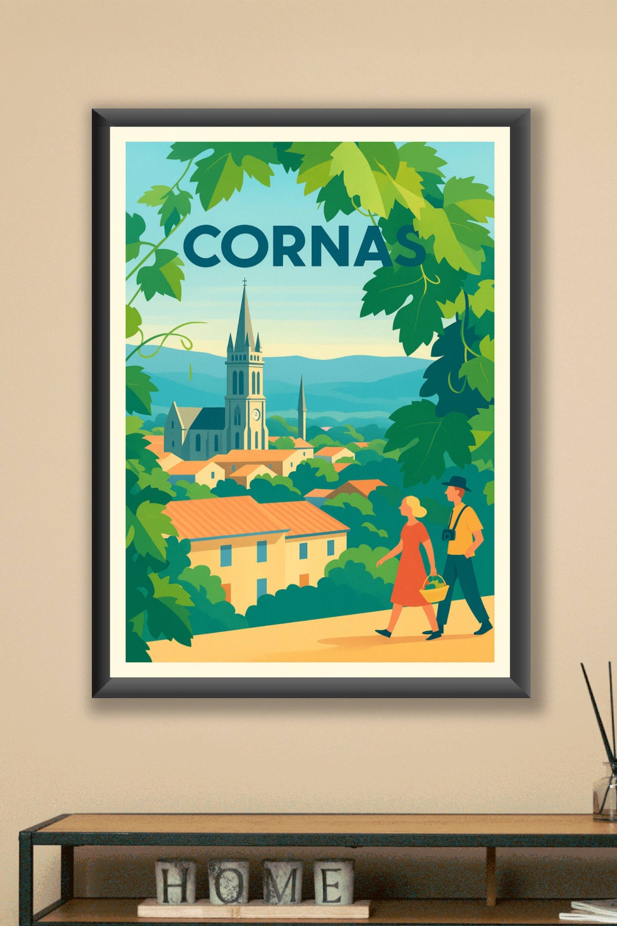 Affiche de Cornas - Évasion au cœur des vignobles ardéchois