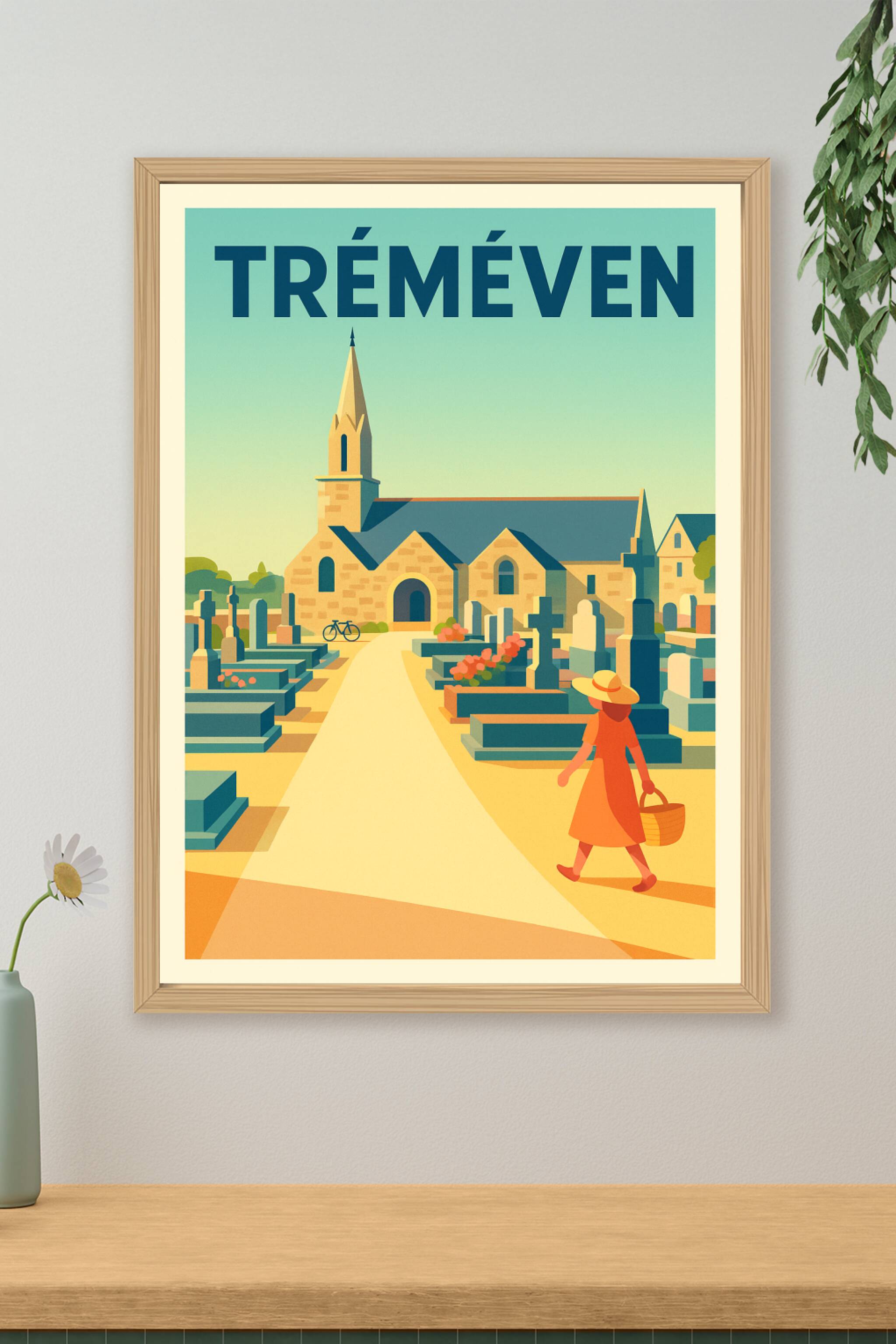 Affiche de Tréméven - L'âme paisible de la Bretagne authentique