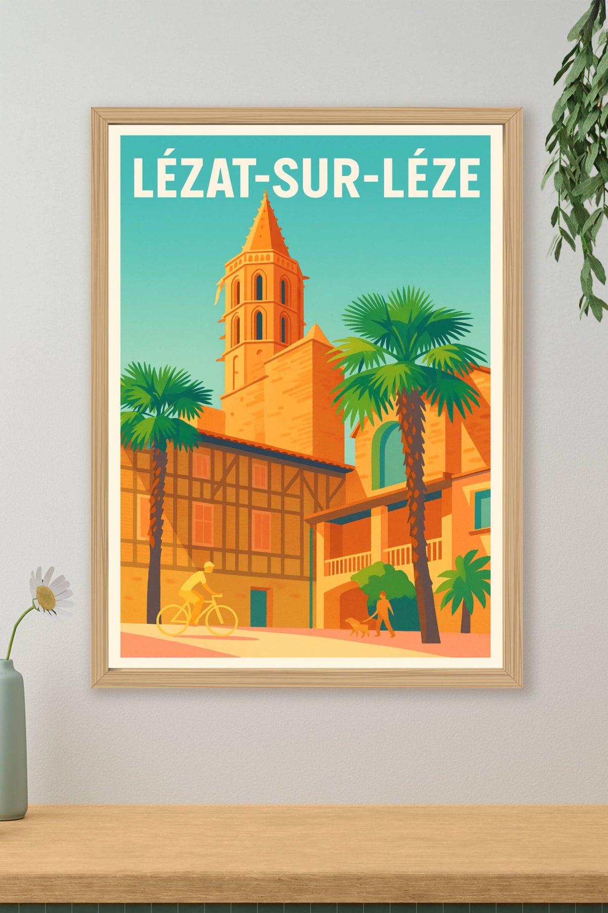 Affiche de Lézat-sur-Lèze - Charme Provençal et Douceur de Vivre