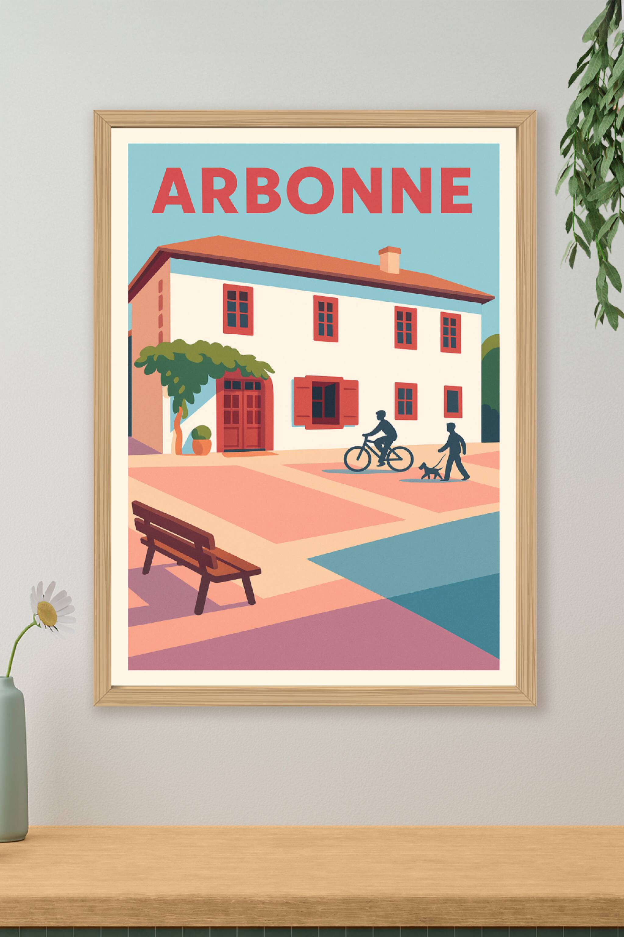 Affiche de Arbonne - Charme et douceur de vivre basque