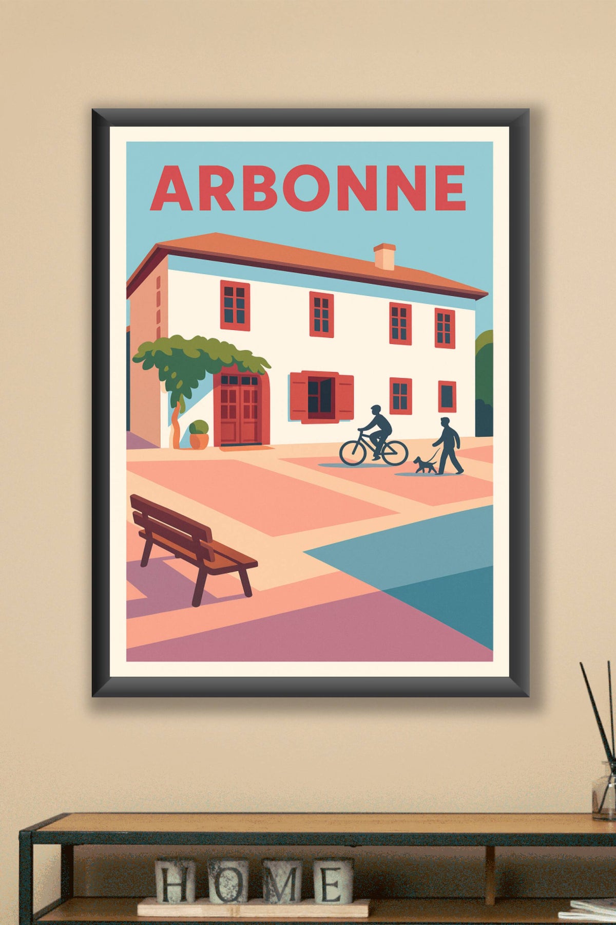 Affiche de Arbonne - Charme et douceur de vivre basque