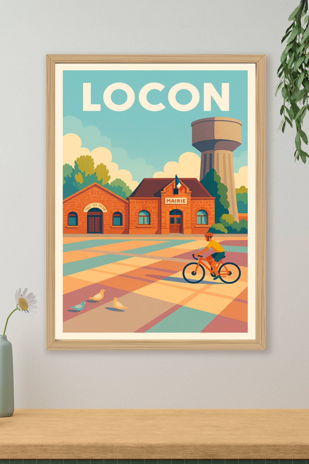 Affiche de Locon - Charme et tranquillité à la mairie