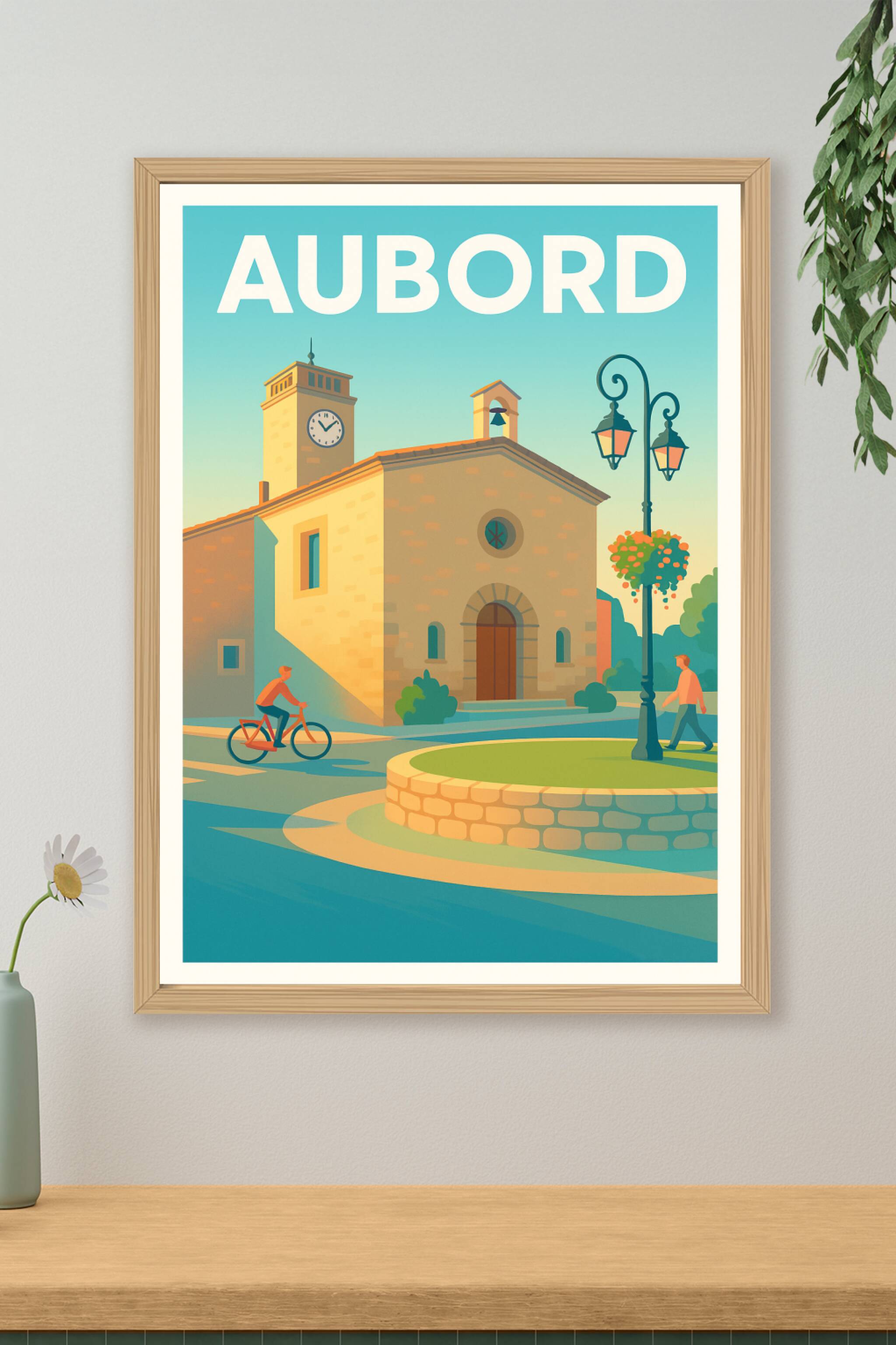 Affiche de Aubord - Charme intemporel au cœur du village