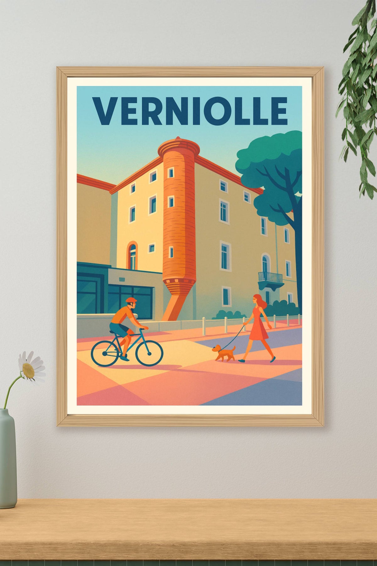 Affiche de Verniolle - Ambiance douce et balade en ville