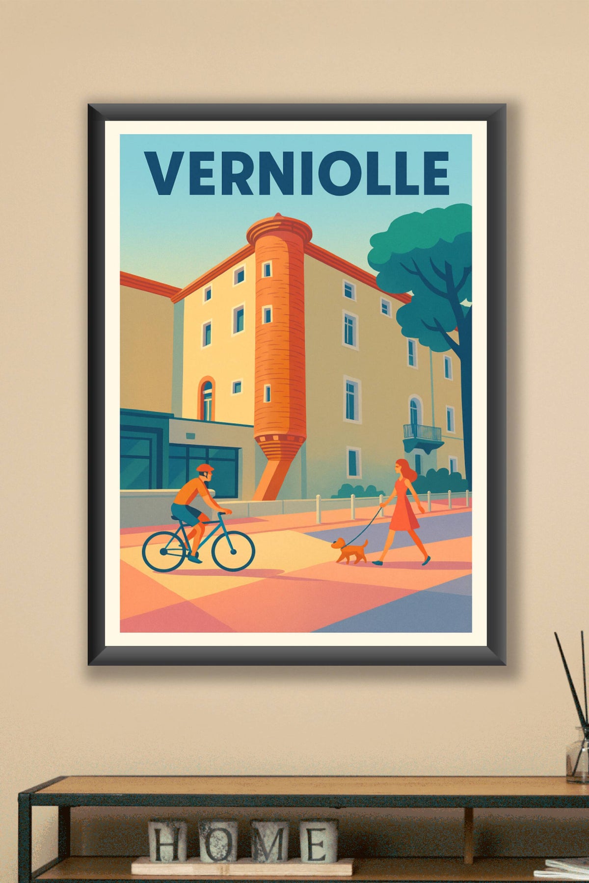 Affiche de Verniolle - Ambiance douce et balade en ville