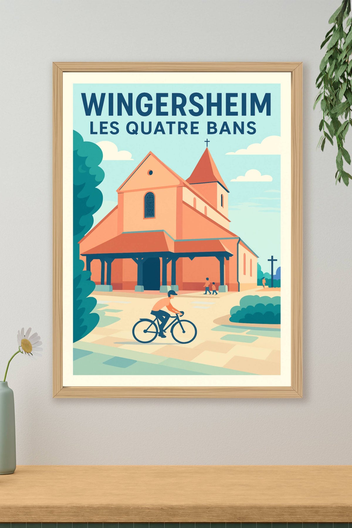 Affiche de Wingersheim les Quatre Bans - Charme et sérénité au cœur de l'Alsace