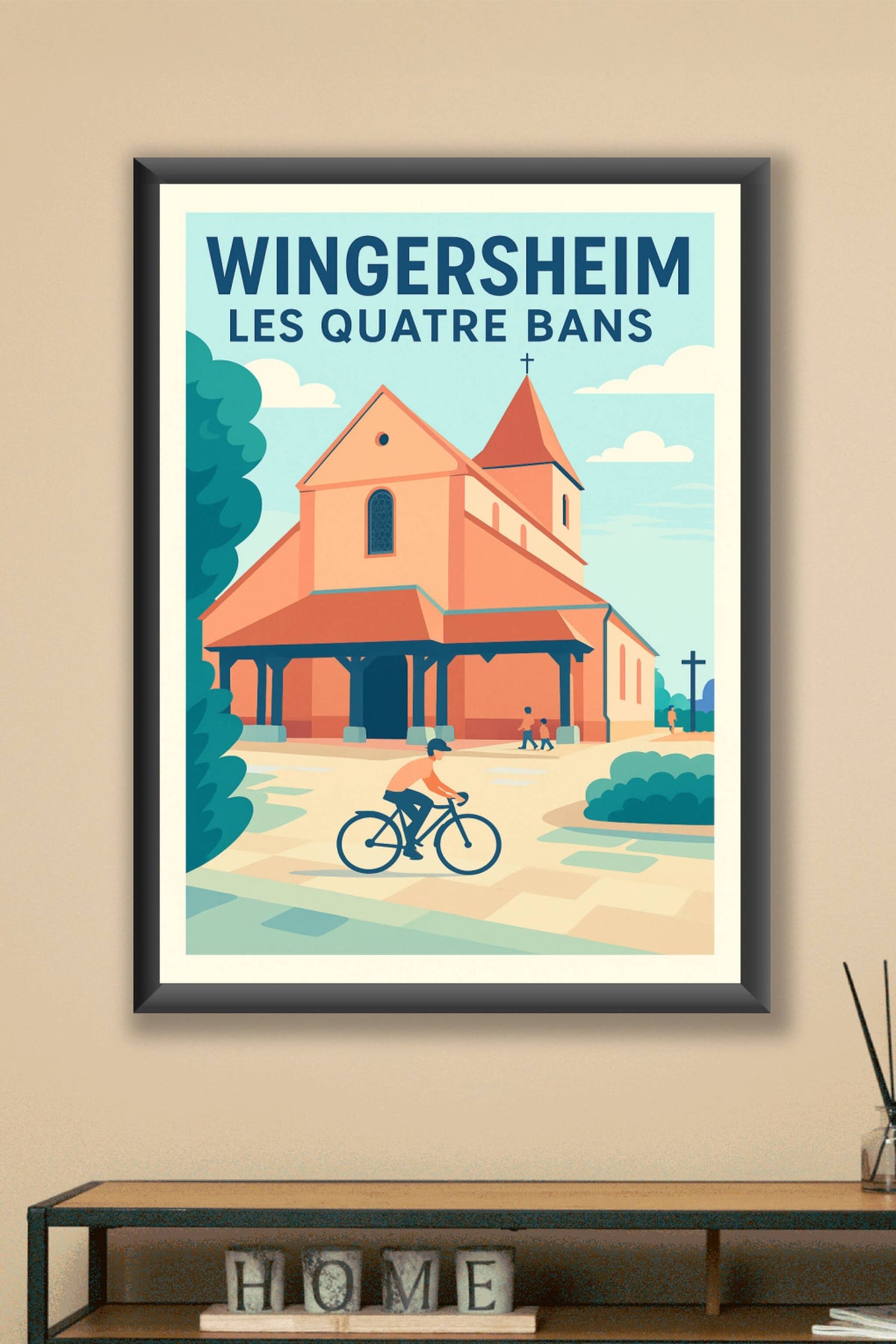 Affiche de Wingersheim les Quatre Bans - Charme et sérénité au cœur de l'Alsace