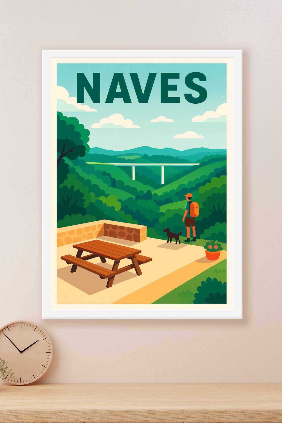 Affiche de Naves - Évasion naturelle et panoramas apaisants