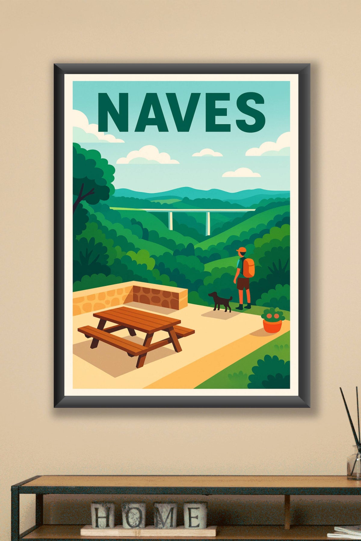 Affiche de Naves - Évasion naturelle et panoramas apaisants