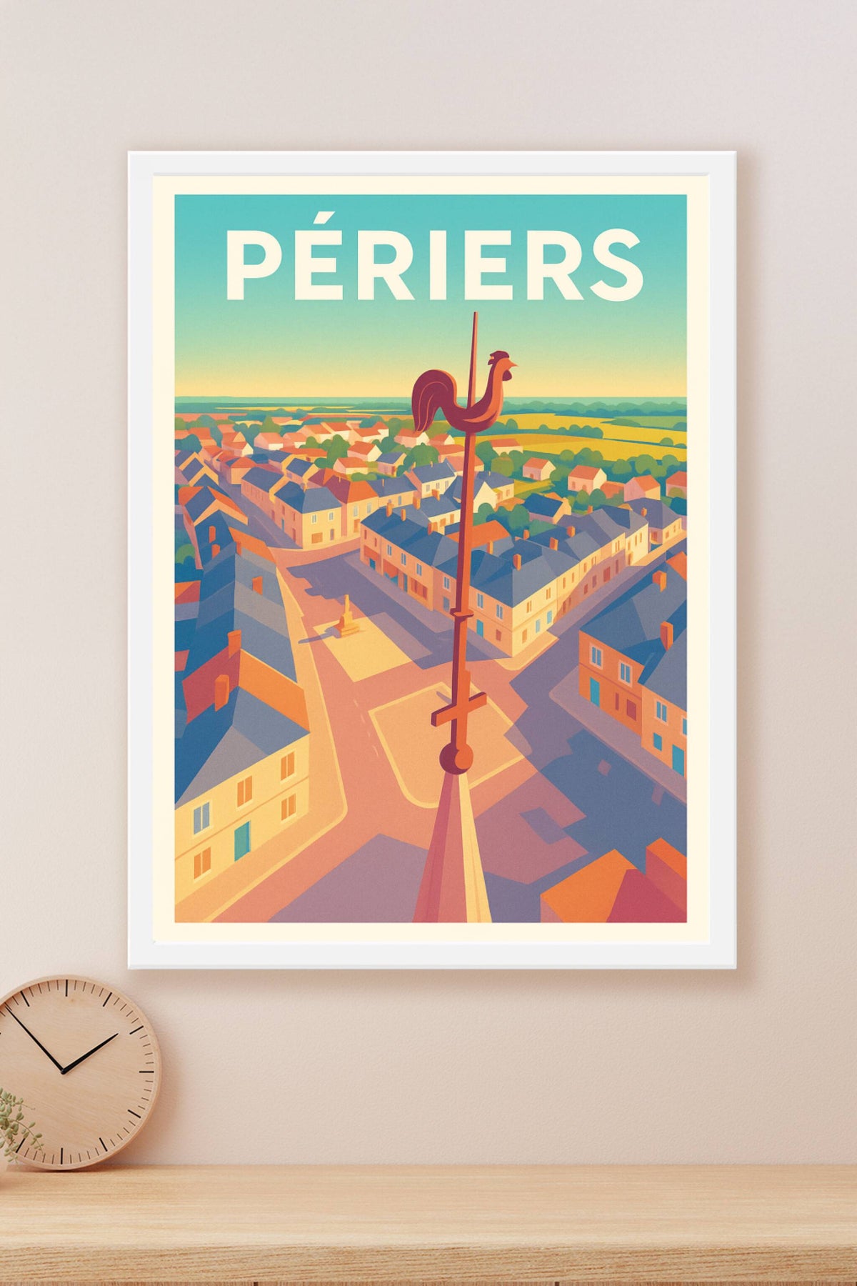 Affiche de Périers - Une vue emblématique au sommet