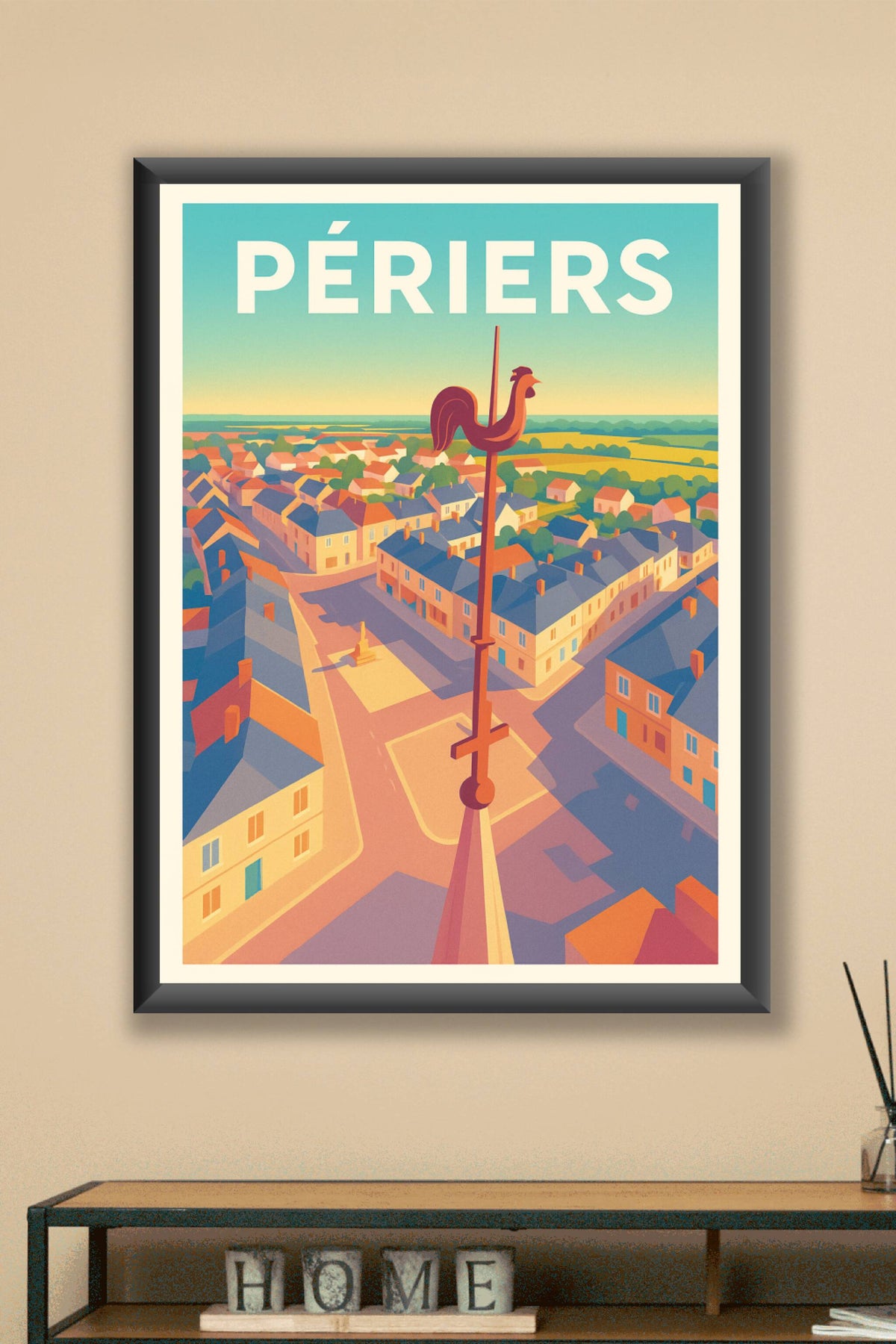 Affiche de Périers - Une vue emblématique au sommet