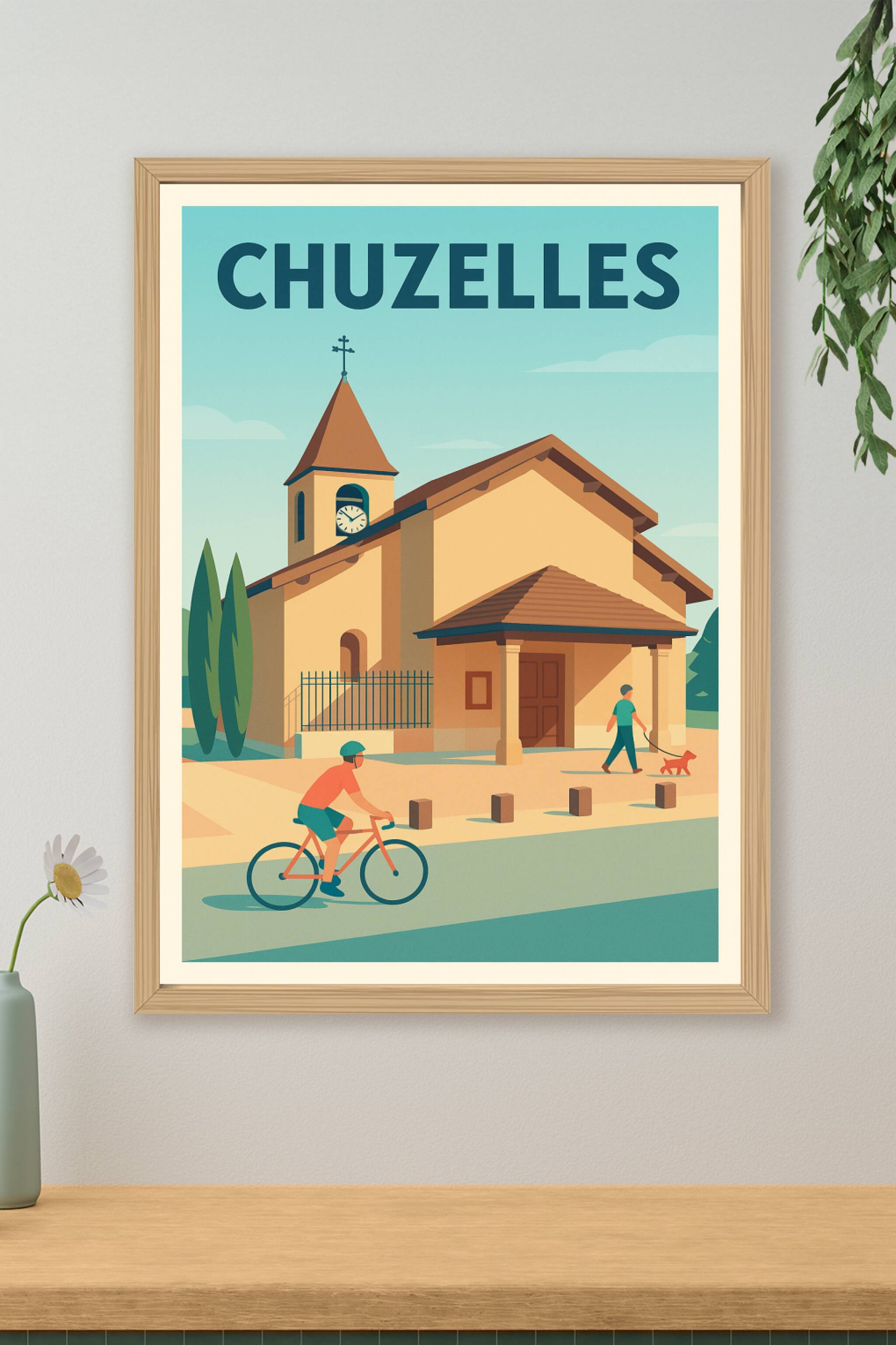 Affiche de Chuzelles - Un village paisible au charme authentique