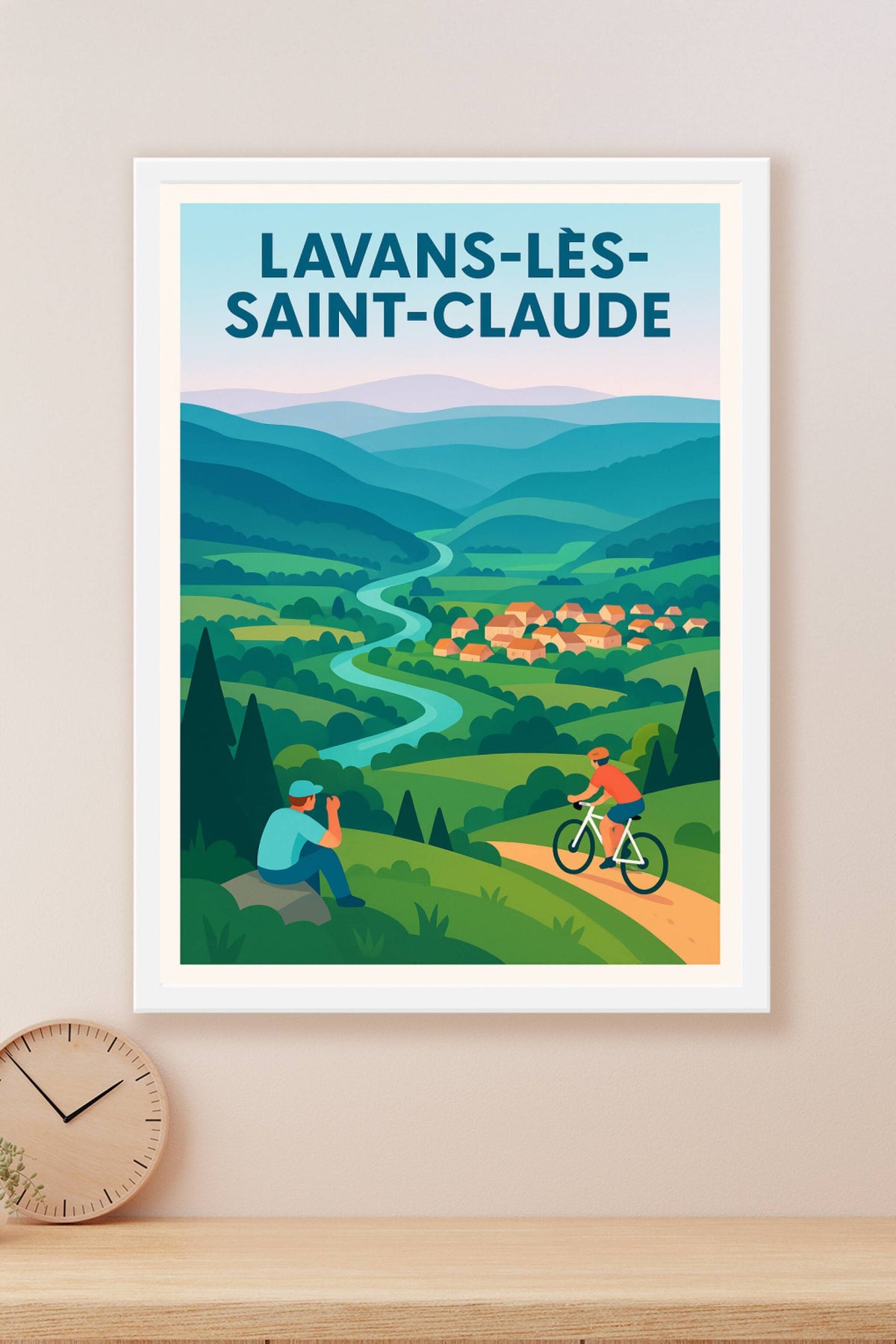 Affiche de Lavans-lès-Saint-Claude - Évasion et nature au cœur du Jura