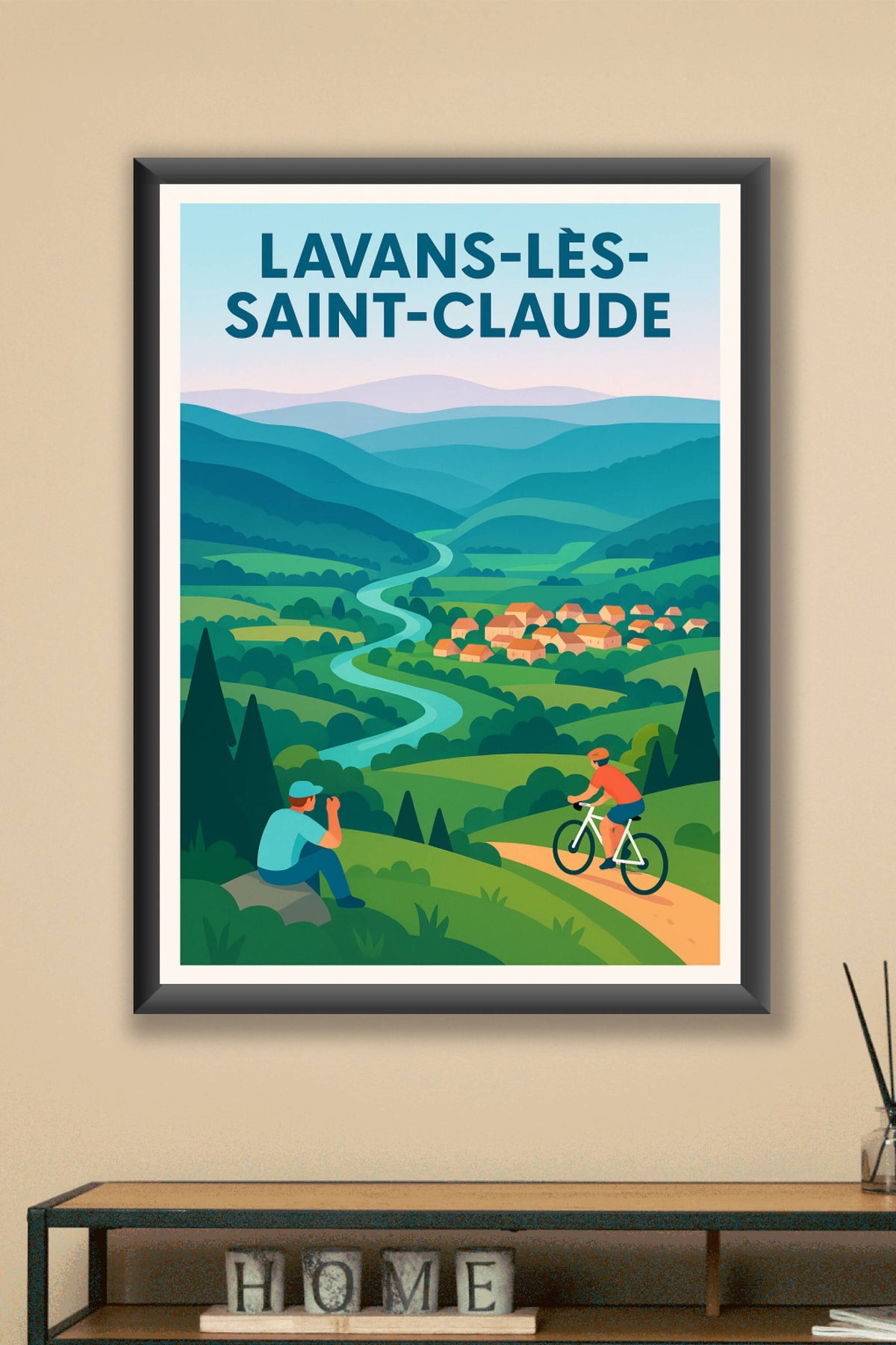 Affiche de Lavans-lès-Saint-Claude - Évasion et nature au cœur du Jura