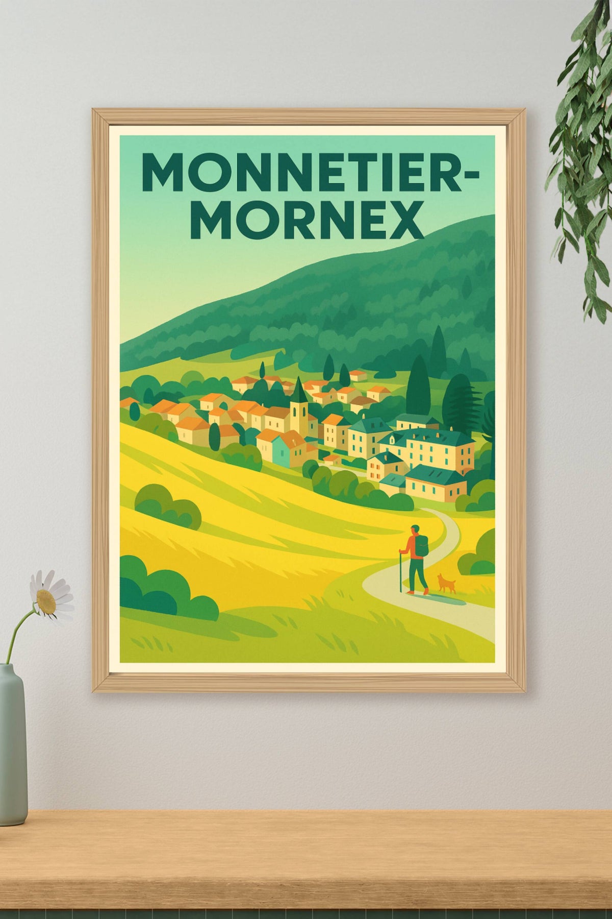 Affiche de Monnetier-Mornex - Un havre de paix au cœur de la nature