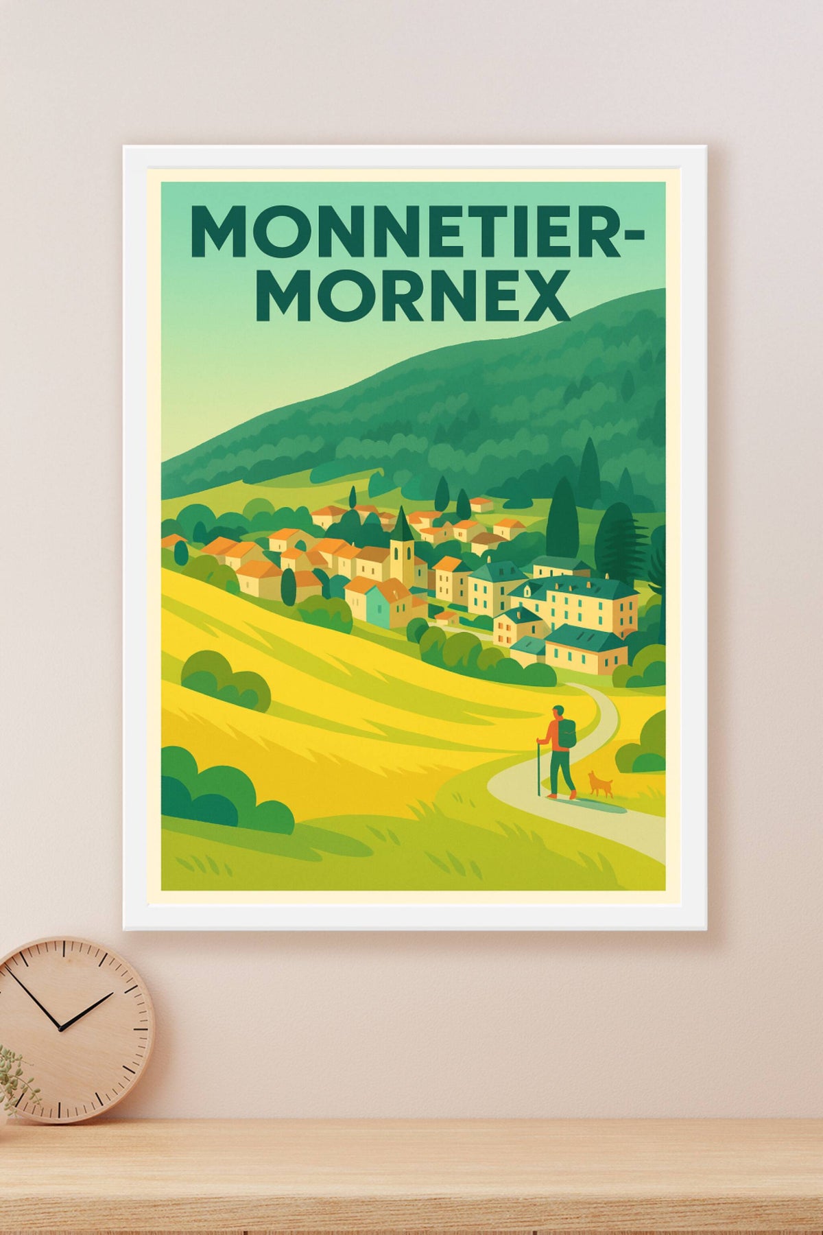 Affiche de Monnetier-Mornex - Un havre de paix au cœur de la nature