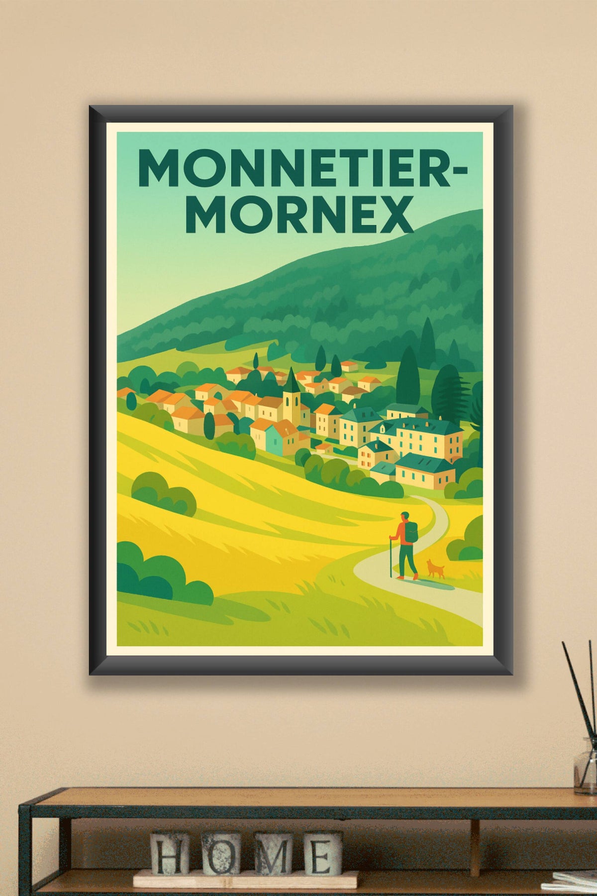 Affiche de Monnetier-Mornex - Un havre de paix au cœur de la nature